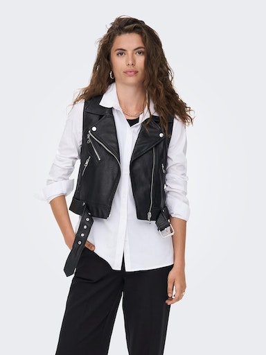 ONLY Lederimitatweste »ONLVERA FAUX LEATHER WAISTCOAT OTW NOOS« ONLY Lederimitatweste »ONLVERA FAUX LEATHER WAISTCOAT OTW NOOS« von Only