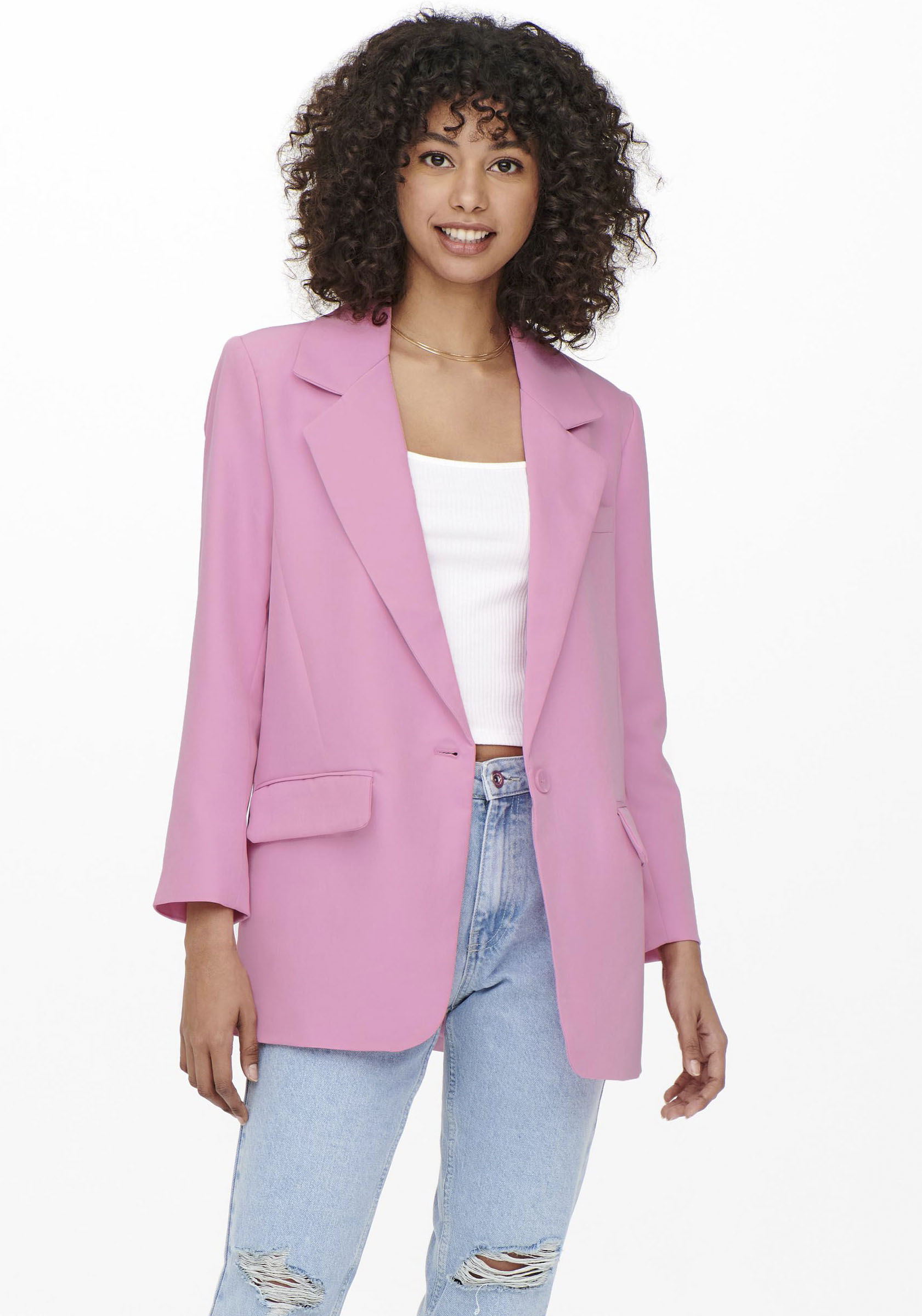 ONLY Longblazer »ONLLANA-BERRY L/S OVS BLAZER TLR NOOS« ONLY Longblazer »ONLLANA-BERRY L/S OVS BLAZER TLR NOOS« von Only