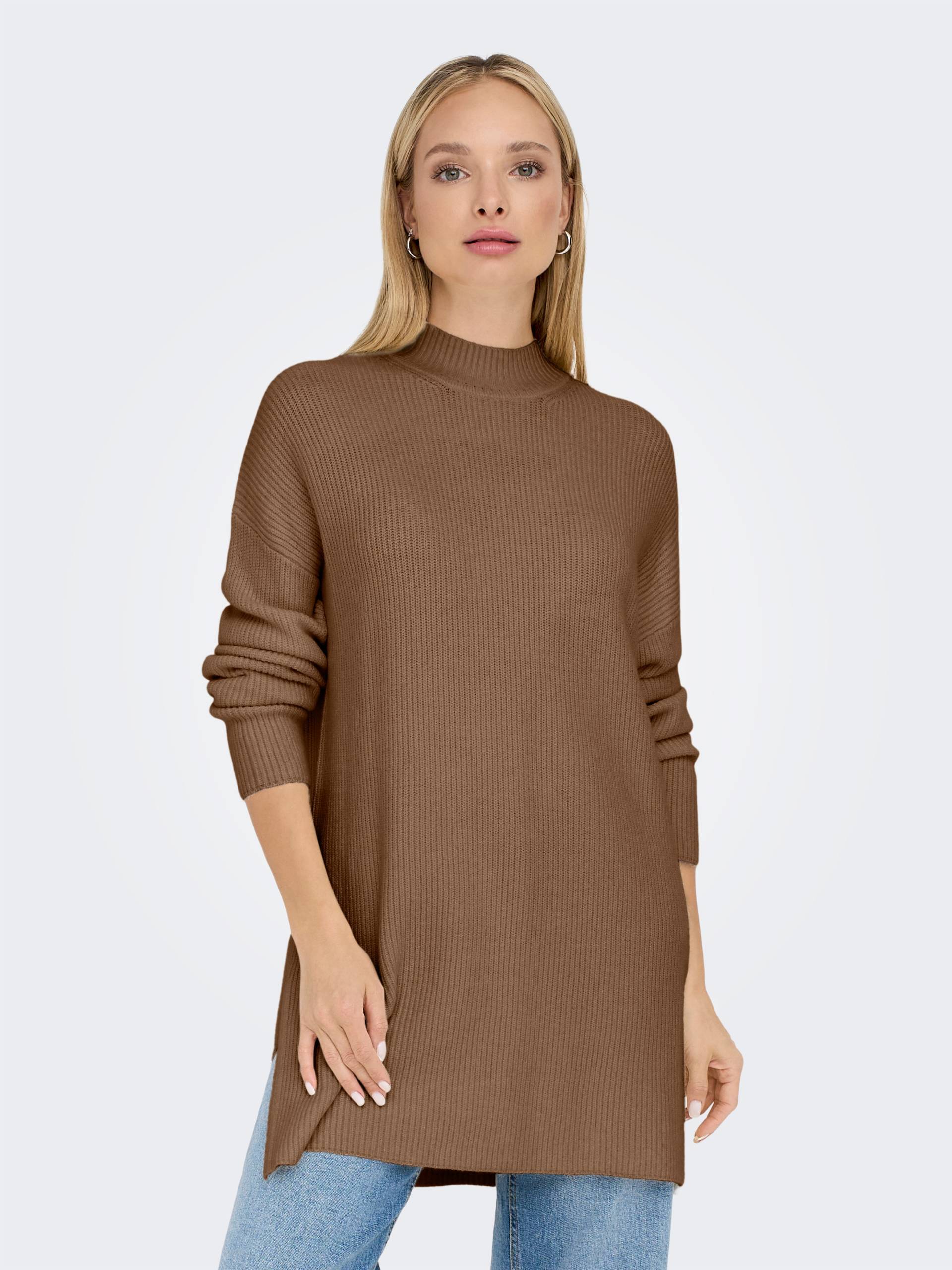 ONLY Longpullover »ONLKATIA LS LOOSE RIB HIGHNECK CC KNT« ONLY Longpullover »ONLKATIA LS LOOSE RIB HIGHNECK CC KNT« von Only