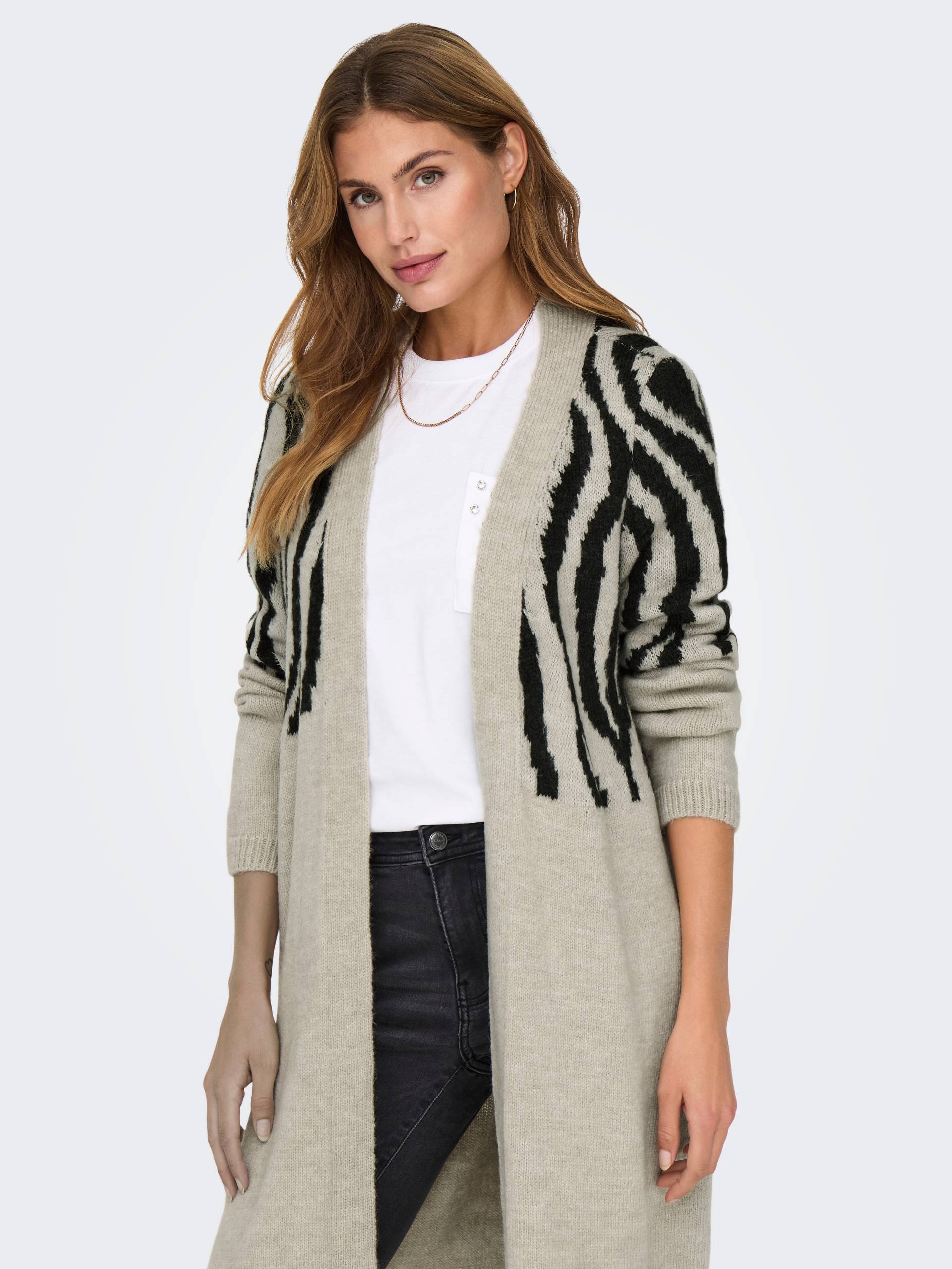 ONLY Longstrickjacke »ONLJADE ZEBRA LS CARDIGAN CC KNT« von Only