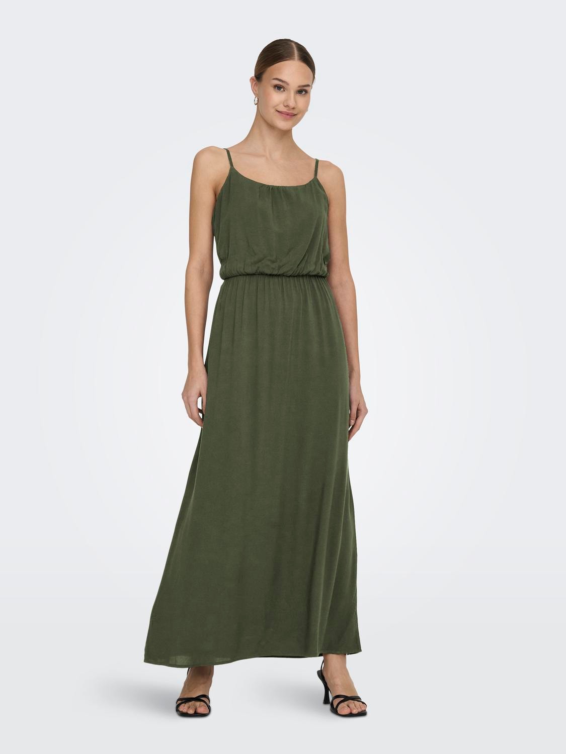 ONLY Maxikleid »ONLNOVA LIFE VIS STRAP MAXI DRESS SOLID« ONLY Maxikleid »ONLNOVA LIFE VIS STRAP MAXI DRESS SOLID« von Only