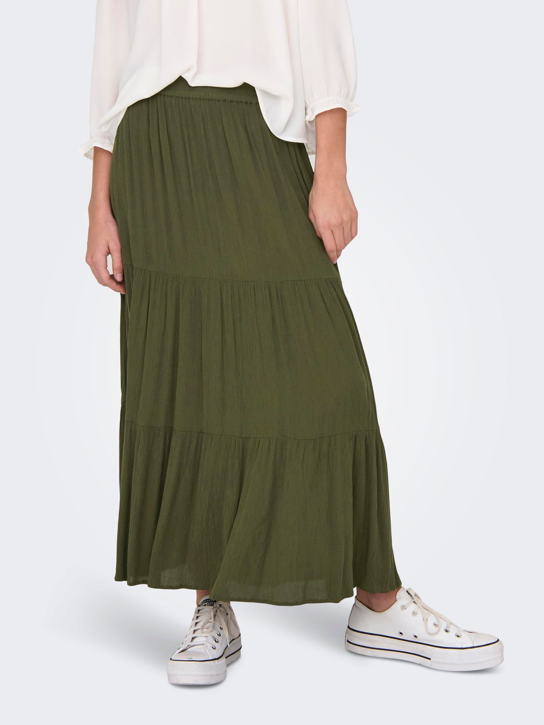 ONLY Maxirock »ONLMIKKA LIFE LONG SKIRT WVN NOOS« ONLY Maxirock »ONLMIKKA LIFE LONG SKIRT WVN NOOS« von Only
