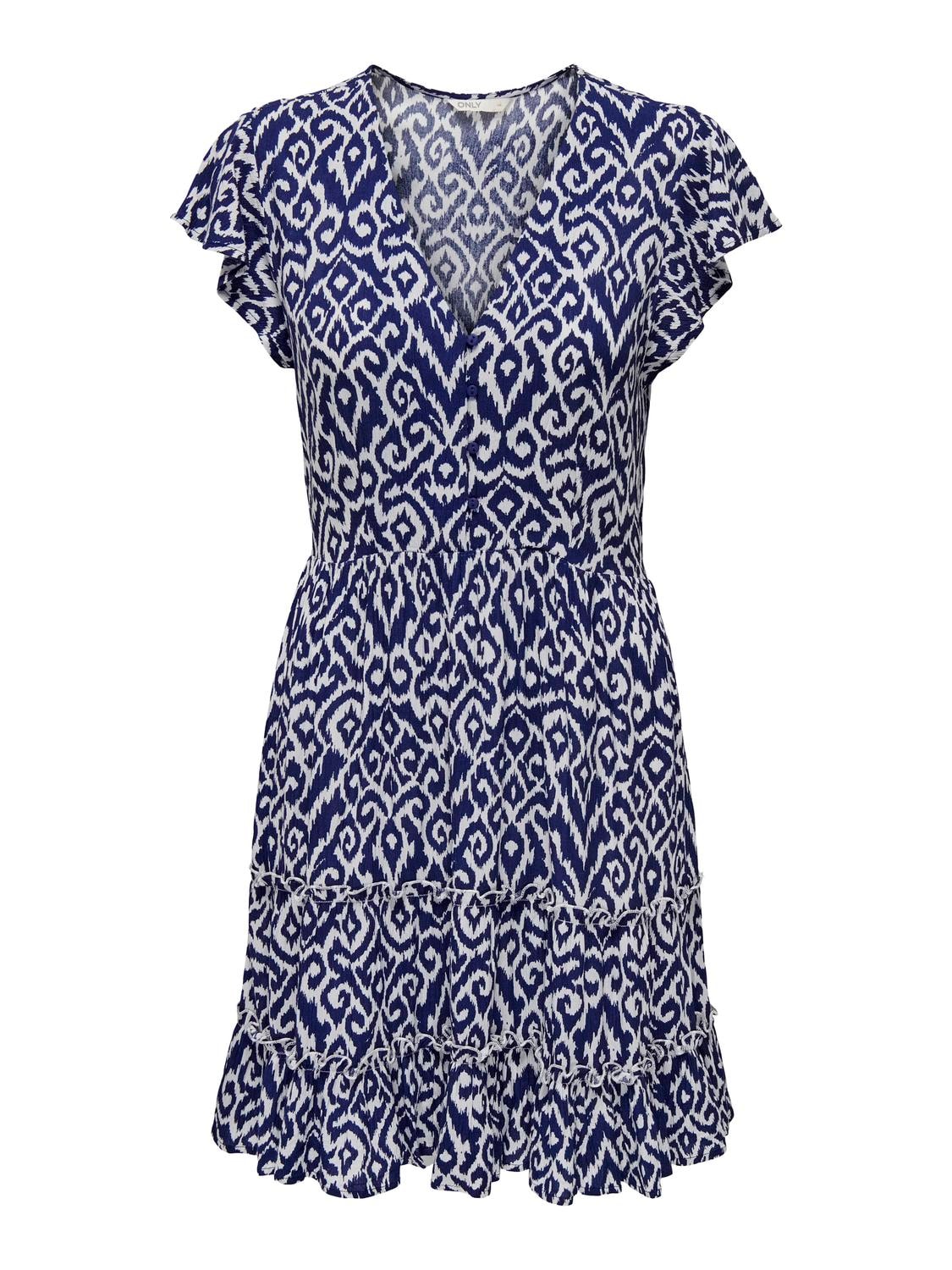 ONLY Minikleid »ONLCLAUDETTE LIFE SS MINI DRESS WVN NOOS« ONLY Minikleid »ONLCLAUDETTE LIFE SS MINI DRESS WVN NOOS« von Only
