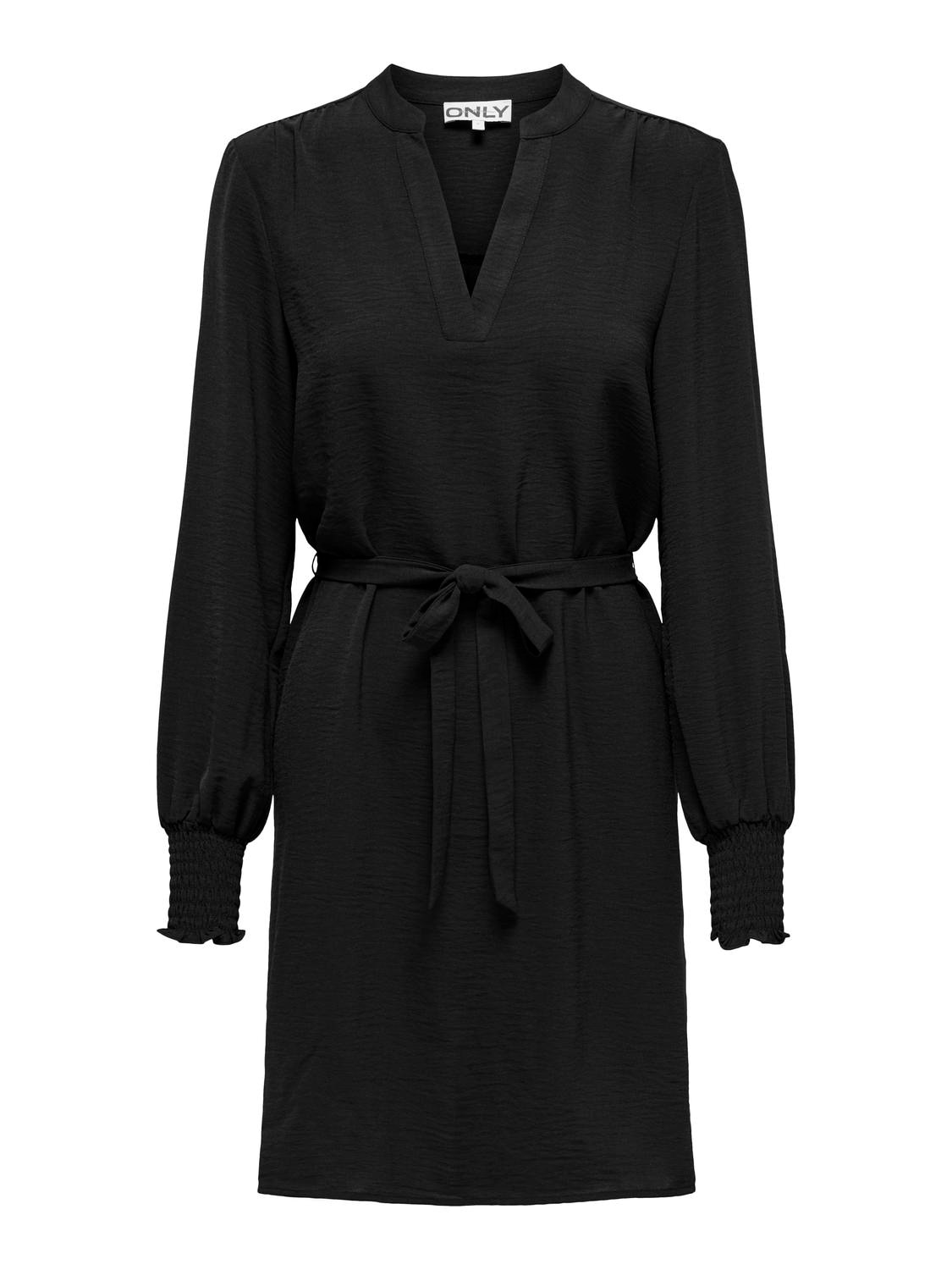 ONLY Minikleid »ONLMETTE LIFE V-NECK SMOCK DRESS WVN« von Only