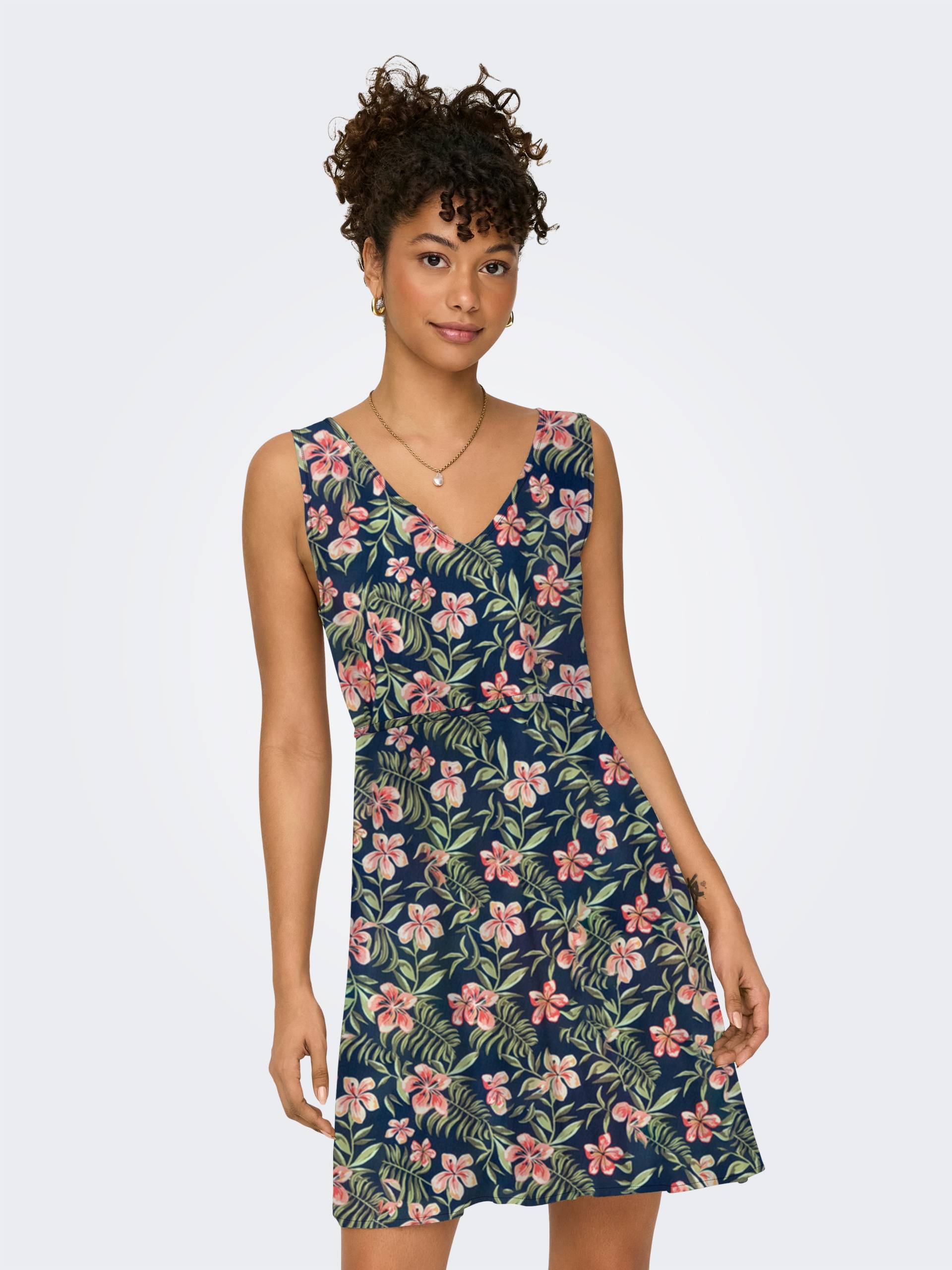 ONLY Minikleid »ONLNOVA LIFE VIS SARA STRING DRESS AOP« ONLY Minikleid »ONLNOVA LIFE VIS SARA STRING DRESS AOP« von Only