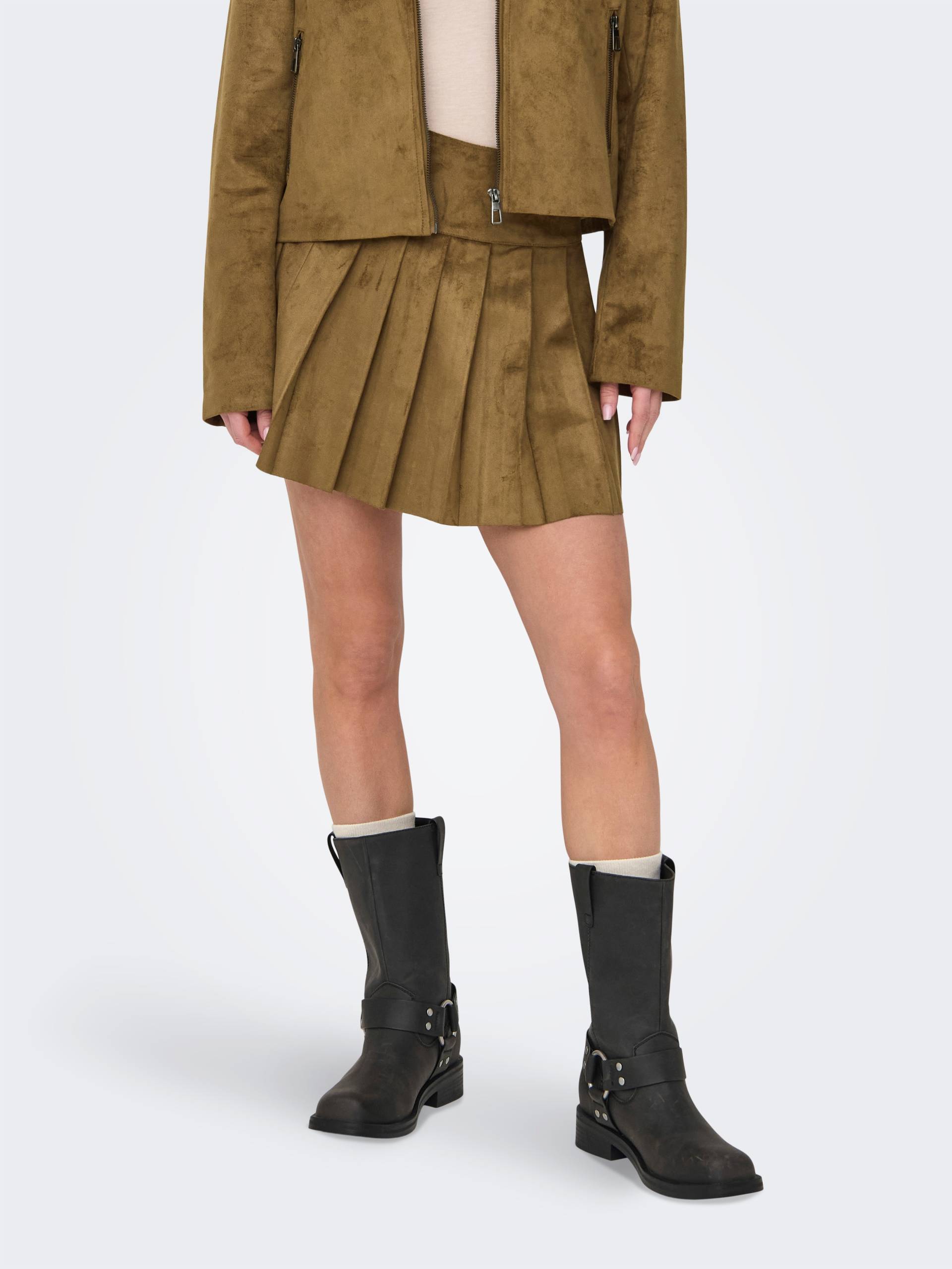 ONLY Minirock »ONLTULIP FAUX SUEDE PLEAT SKIRT OTW« ONLY Minirock »ONLTULIP FAUX SUEDE PLEAT SKIRT OTW« von Only