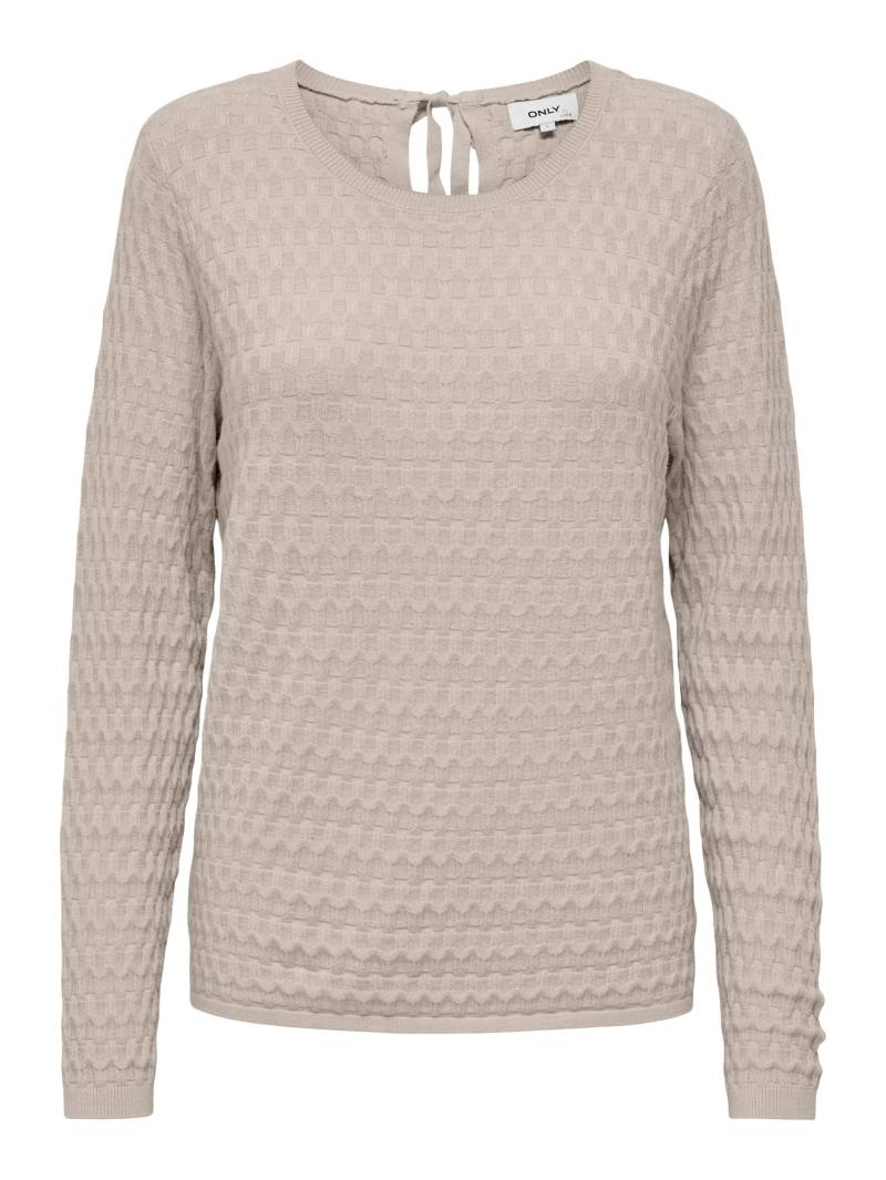 ONLY Rundhalspullover »ONLFAYE LIFE LS STRUC BOATNECK CC KNT« von Only