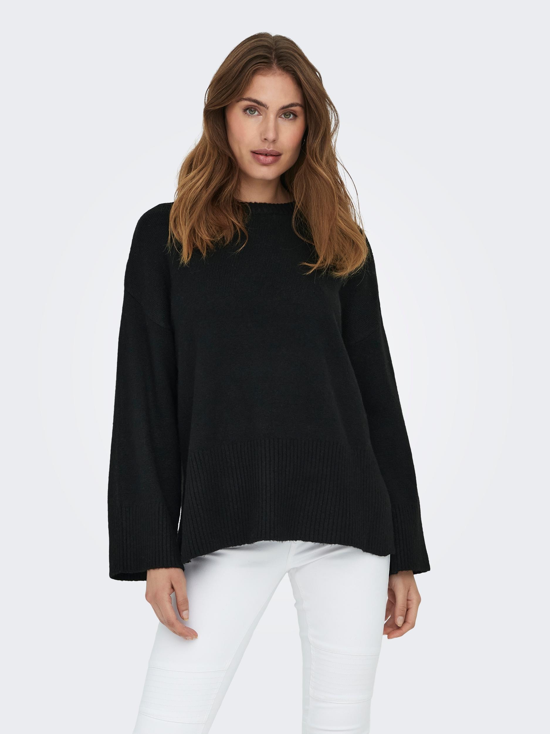 ONLY Rundhalspullover »ONLLOUISE L/S LONG PULLOVER EX KNT« ONLY Rundhalspullover »ONLLOUISE L/S LONG PULLOVER EX KNT« von Only