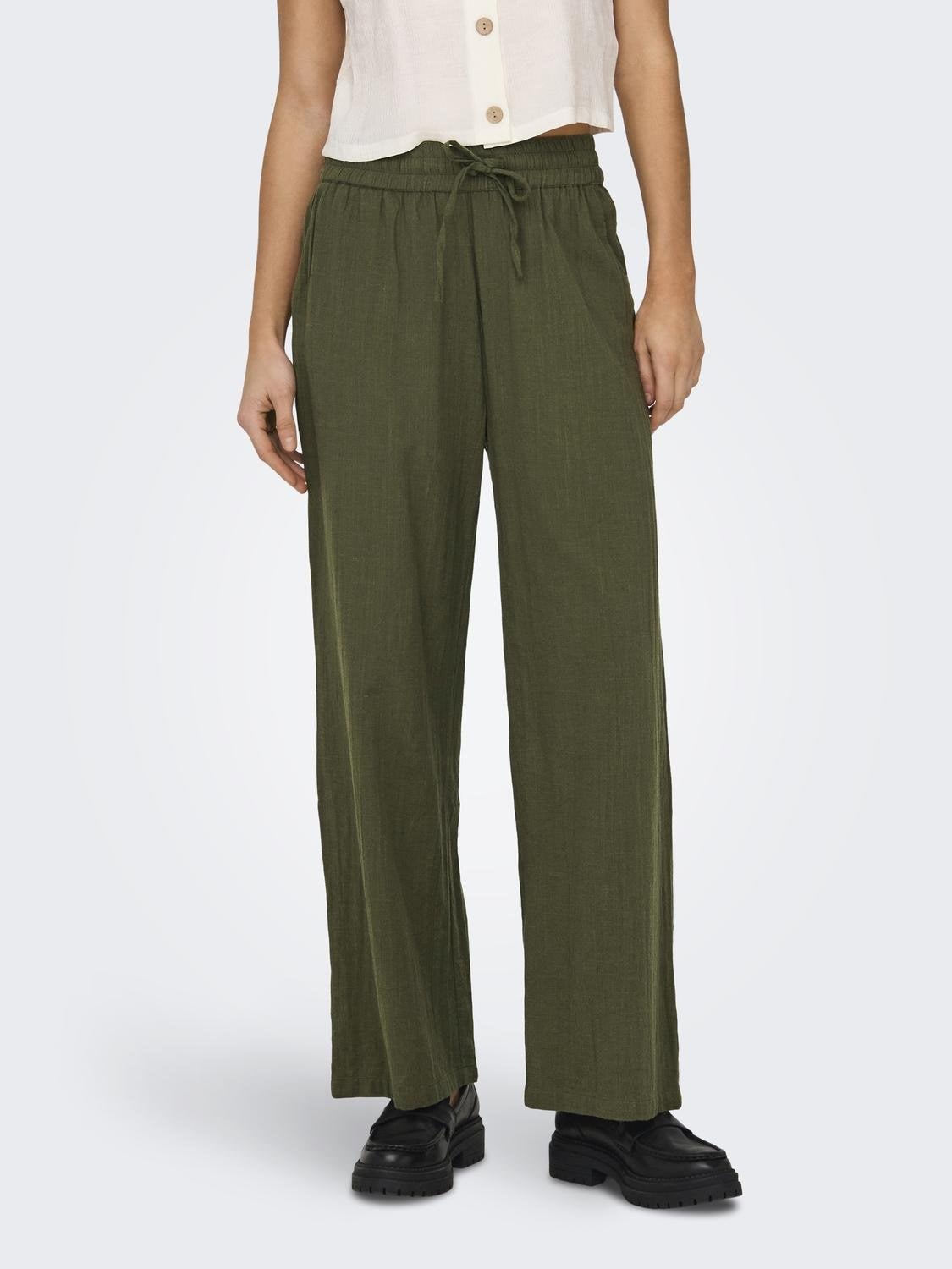 ONLY Schlupfhose »ONLTIZANA COTTON LOOSE PANTS WVN« von Only