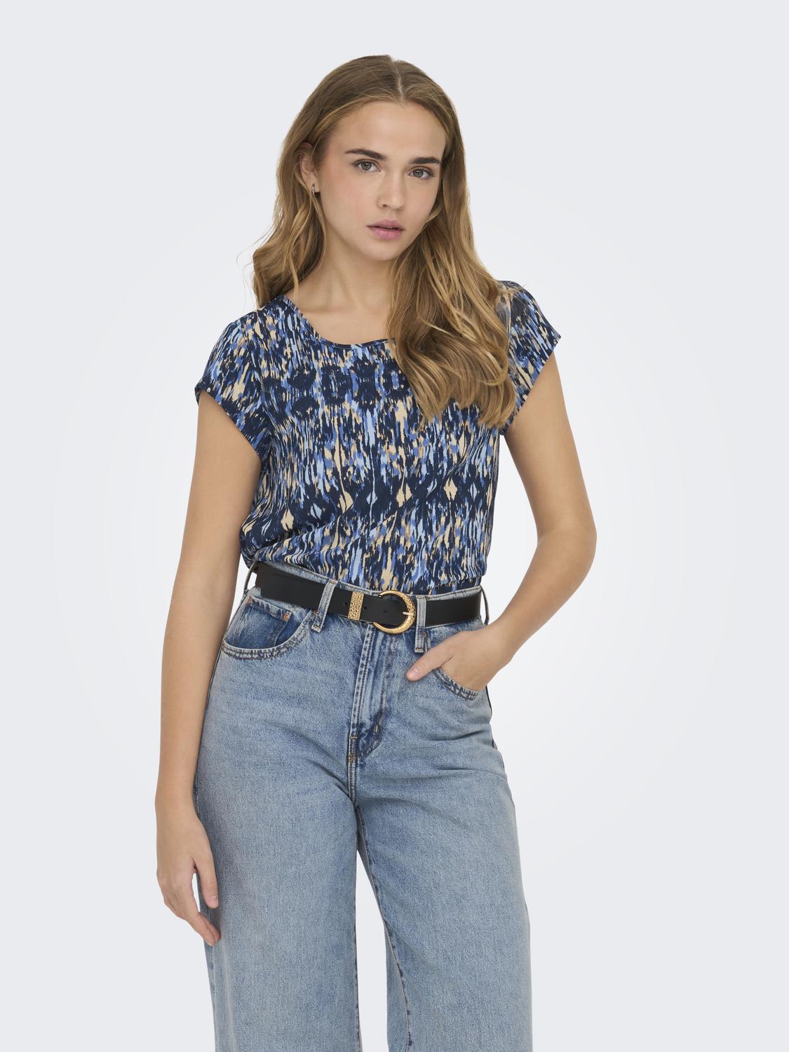 ONLY Shirtbluse »ONLVIC S/S AOP TOP NOOS PTM«, mit Allover Druck ONLY Shirtbluse »ONLVIC S/S AOP TOP NOOS PTM«, mit Allover Druck von Only