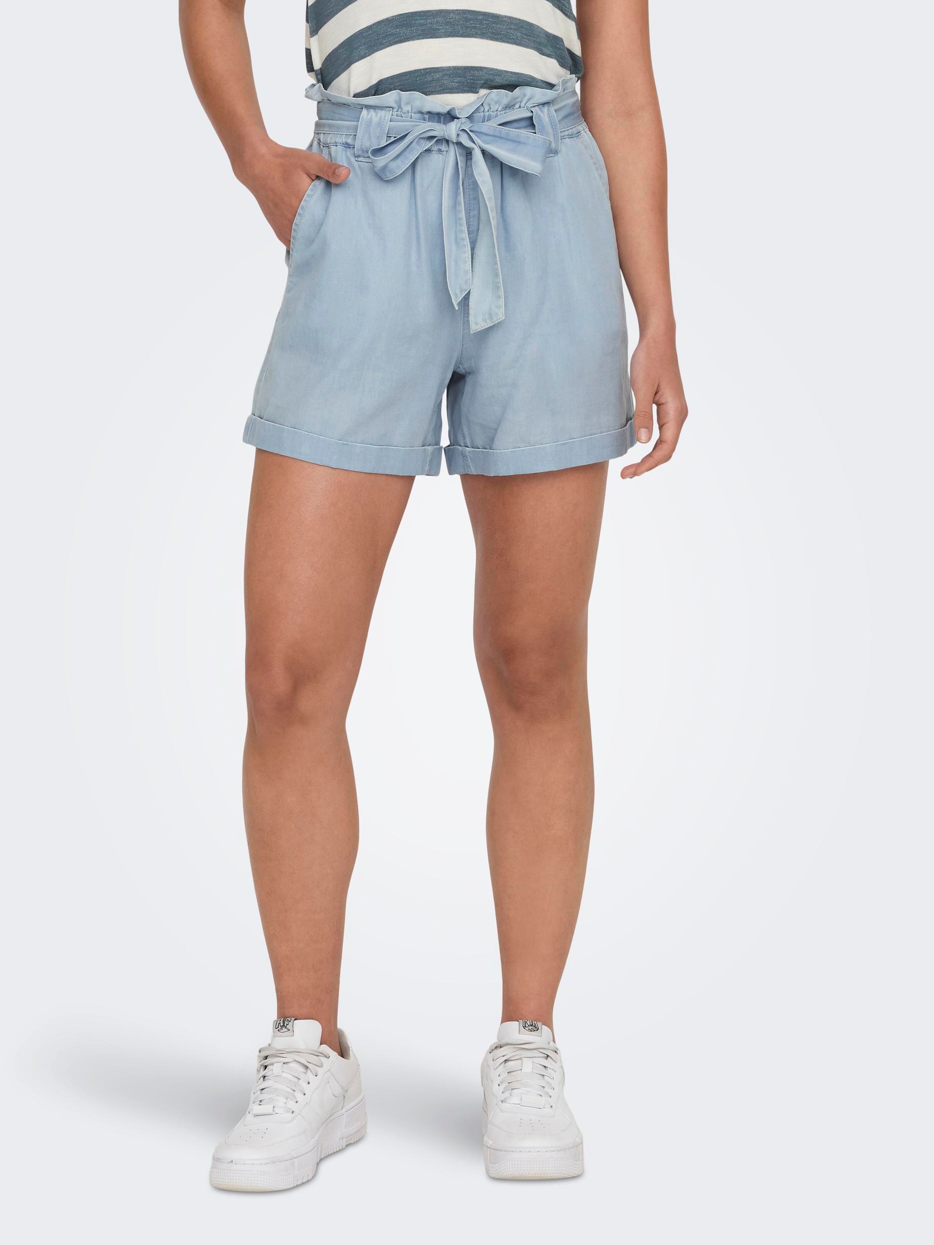 ONLY Shorts »ONLBEA SMILLA HW PB LOOSE DNM SHORTS«, im Denim Look von Only