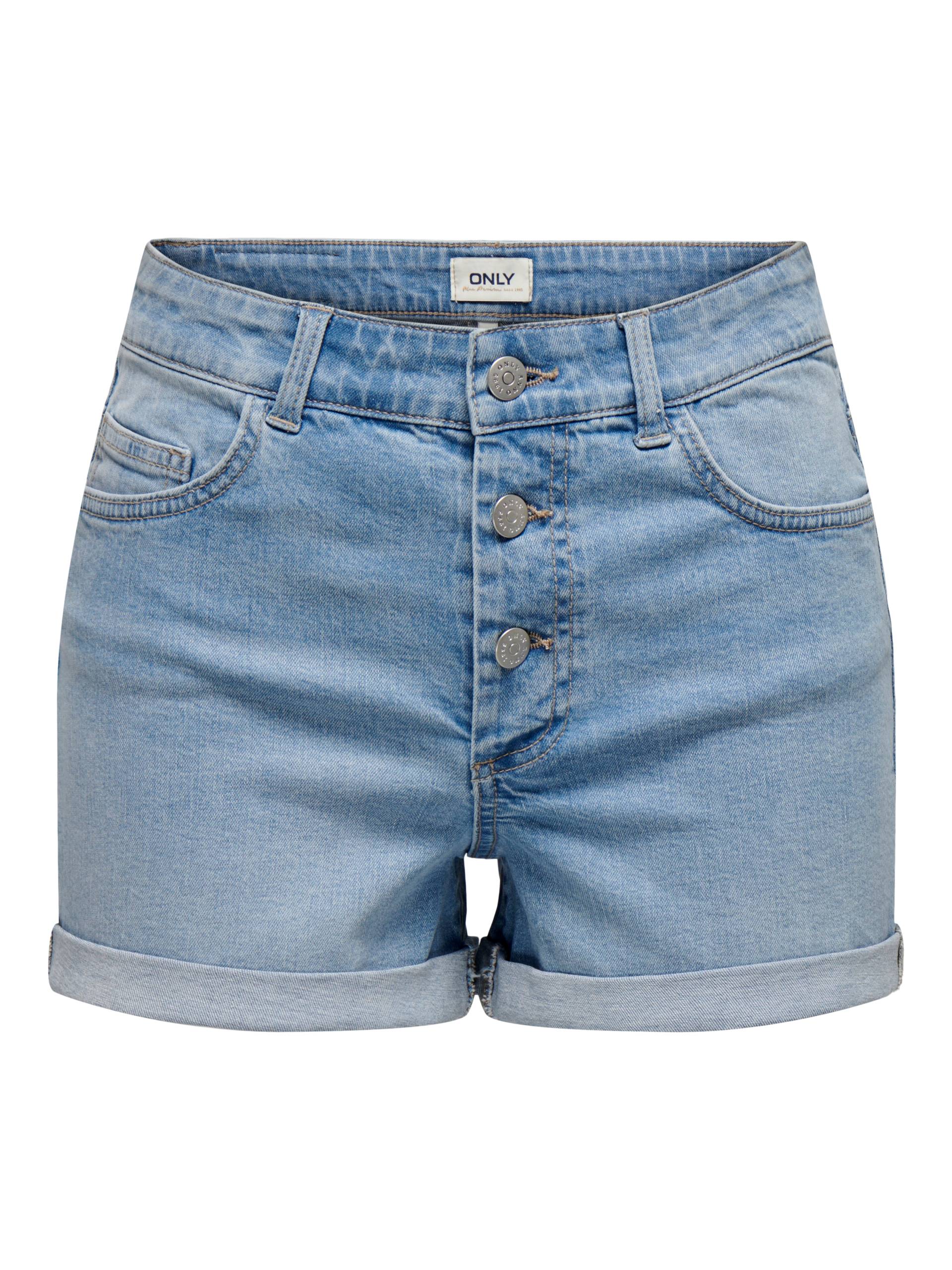 ONLY Shorts »ONLHUSH HW BUTTON FOLD UP SHORTS DNM PIM« ONLY Shorts »ONLHUSH HW BUTTON FOLD UP SHORTS DNM PIM« von Only