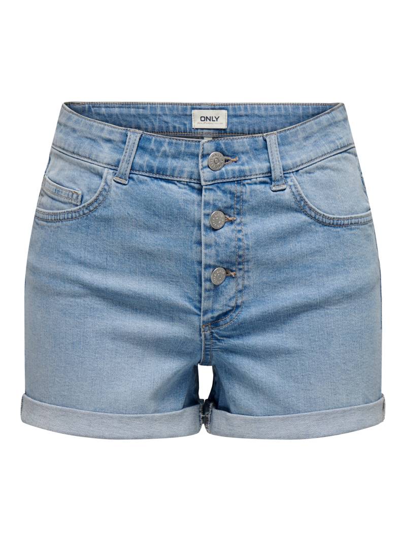 ONLY Shorts »ONLHUSH HW BUTTON FOLD UP SHORTS DNM PIM« von Only