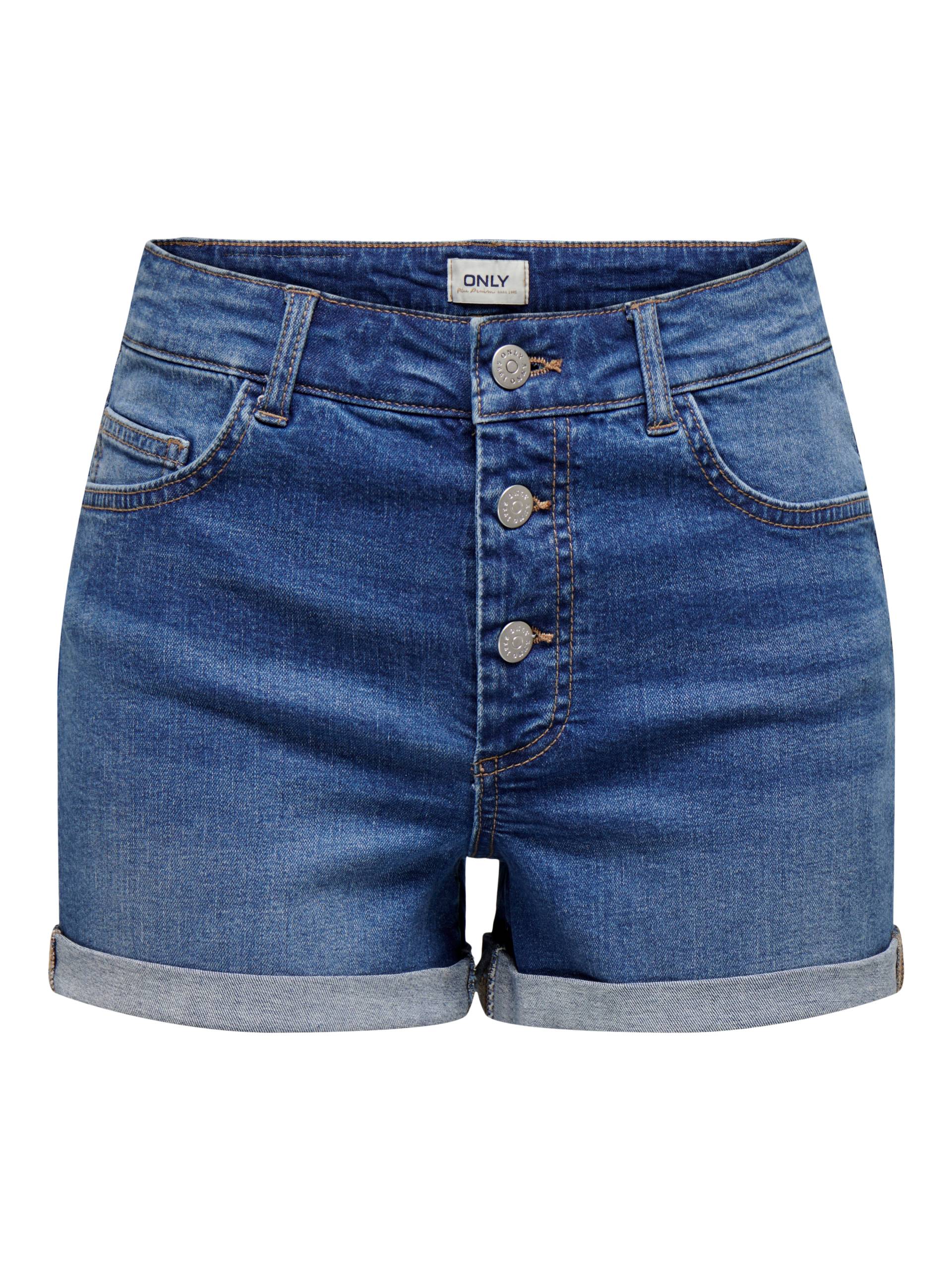 ONLY Shorts »ONLHUSH HW BUTTON FOLD UP SHORTS DNM PIM« ONLY Shorts »ONLHUSH HW BUTTON FOLD UP SHORTS DNM PIM« von Only