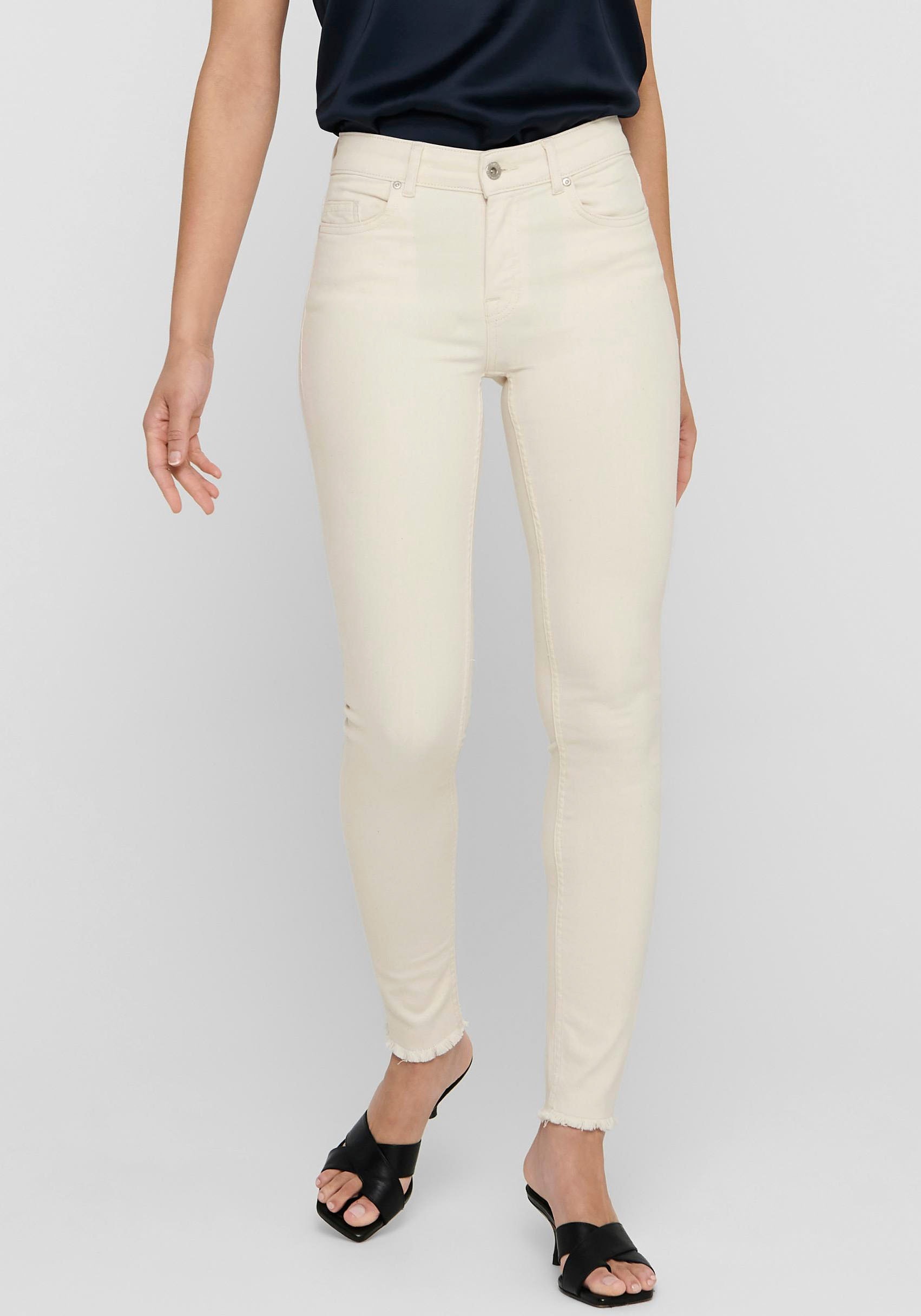 ONLY Skinny-fit-Jeans »ONLBLUSH LIFE MID SK AK RW DOT019« ONLY Skinny-fit-Jeans »ONLBLUSH LIFE MID SK AK RW DOT019« von Only
