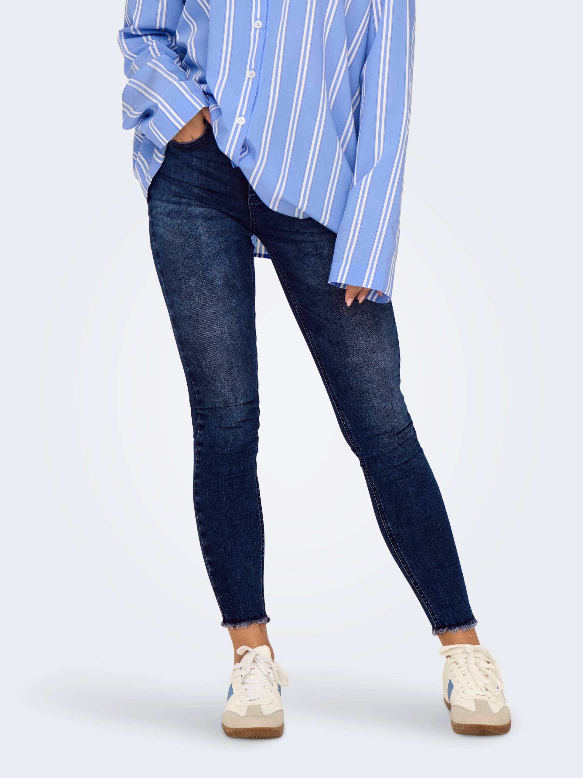 ONLY Skinny-fit-Jeans »ONLBLUSH MID SK ANKLE RW DNM DOT241« ONLY Skinny-fit-Jeans »ONLBLUSH MID SK ANKLE RW DNM DOT241« von Only