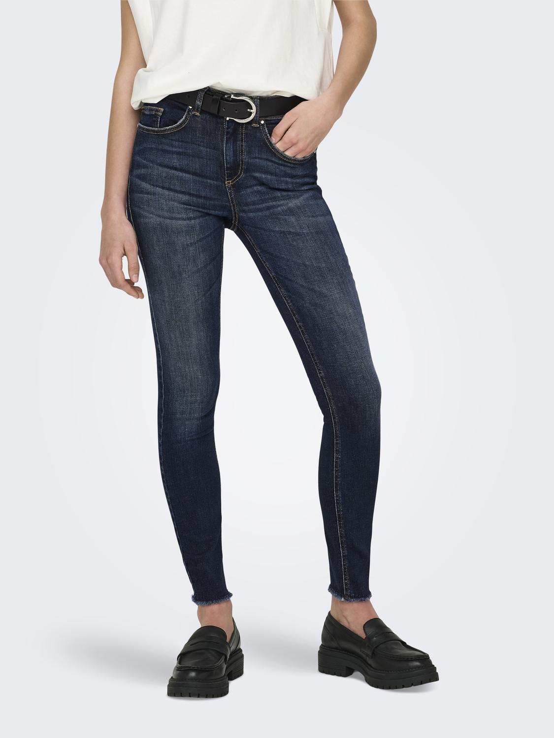 ONLY Skinny-fit-Jeans »ONLBLUSH MID SK ANKLE RW DNM DOT245 NOOS« ONLY Skinny-fit-Jeans »ONLBLUSH MID SK ANKLE RW DNM DOT245 NOOS« von Only