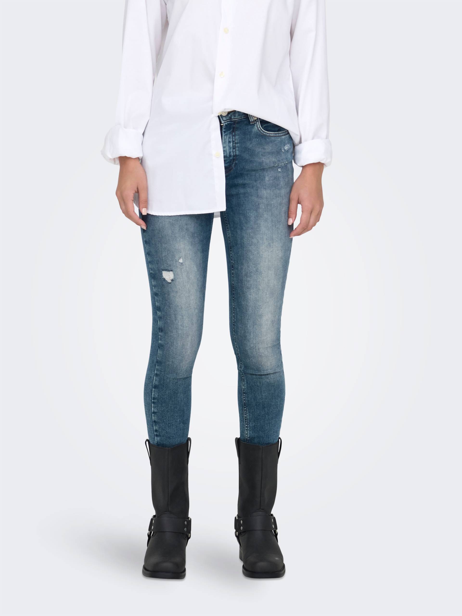 ONLY Skinny-fit-Jeans »ONLBLUSH MID SKIN ANK RW DNM REA593 NOOS« ONLY Skinny-fit-Jeans »ONLBLUSH MID SKIN ANK RW DNM REA593 NOOS« von Only