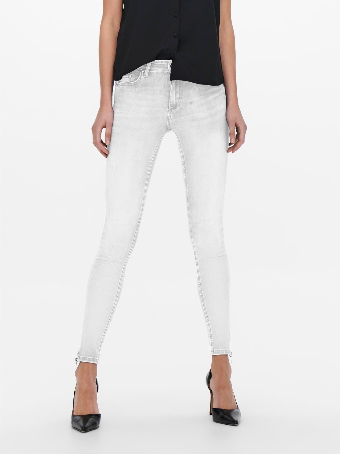 ONLY Skinny-fit-Jeans »ONLBLUSH MID SKINNY ANKLE ZIP DNM BOX« ONLY Skinny-fit-Jeans »ONLBLUSH MID SKINNY ANKLE ZIP DNM BOX« von Only
