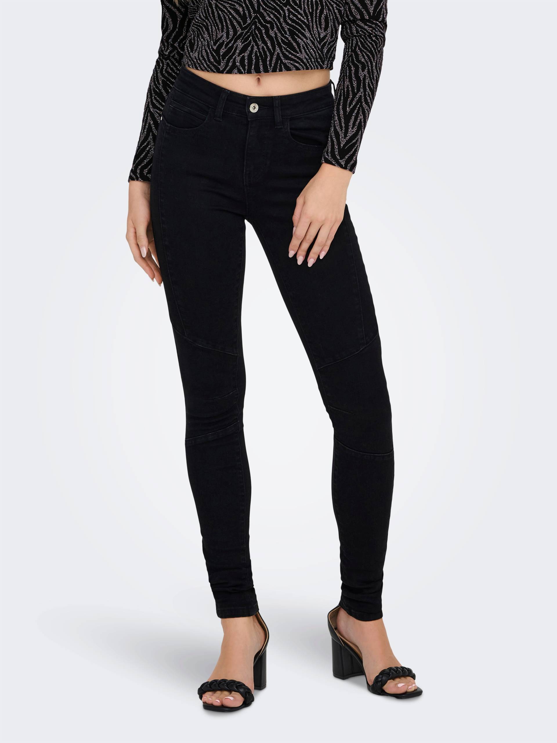 ONLY Skinny-fit-Jeans »ONLHUSH MID WAIST SK BIKER COIN DNM MAS« ONLY Skinny-fit-Jeans »ONLHUSH MID WAIST SK BIKER COIN DNM MAS« von Only