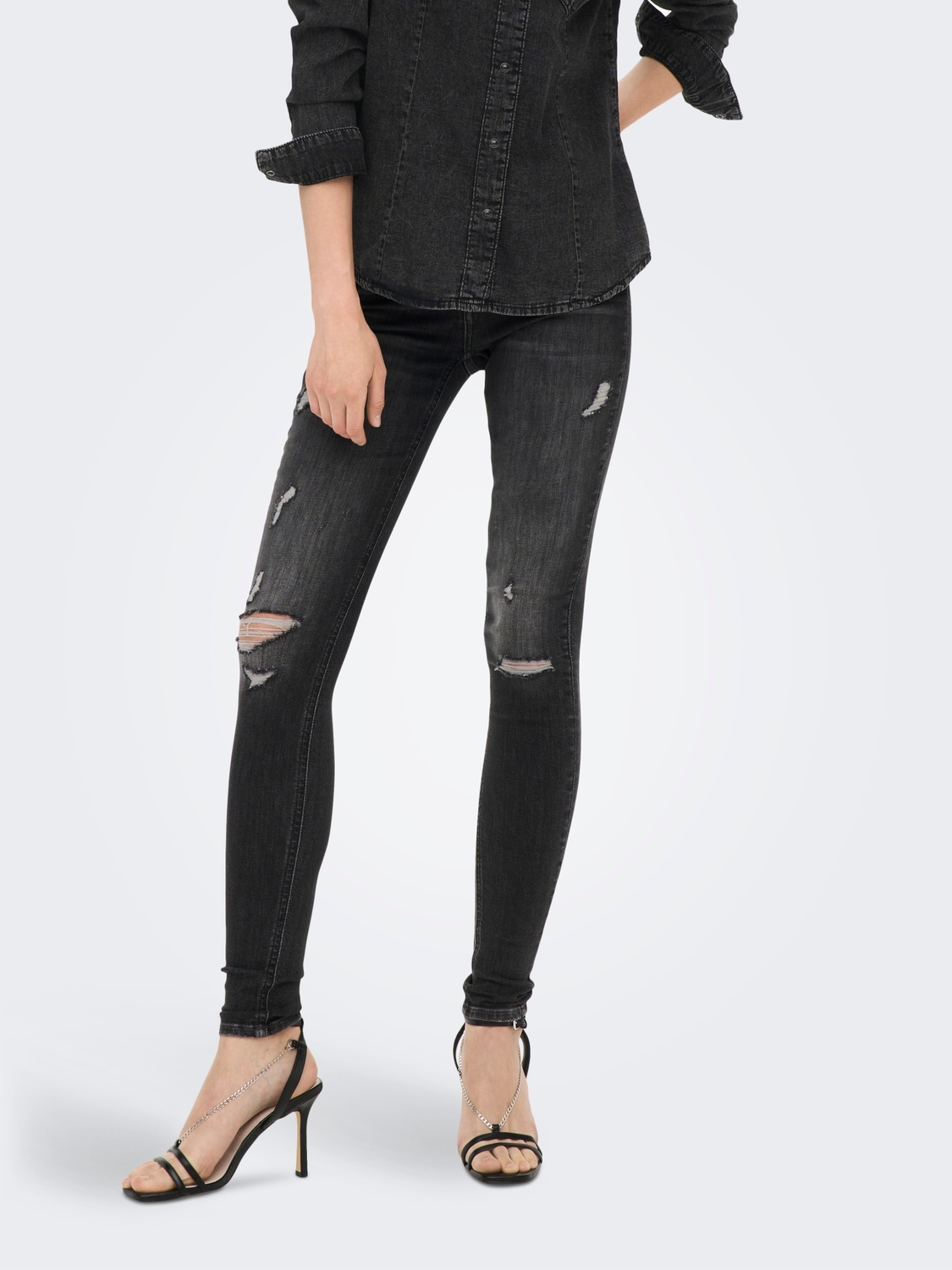 ONLY Skinny-fit-Jeans »ONLPAOLA HW SKINNY AGI258« ONLY Skinny-fit-Jeans »ONLPAOLA HW SKINNY AGI258« von Only
