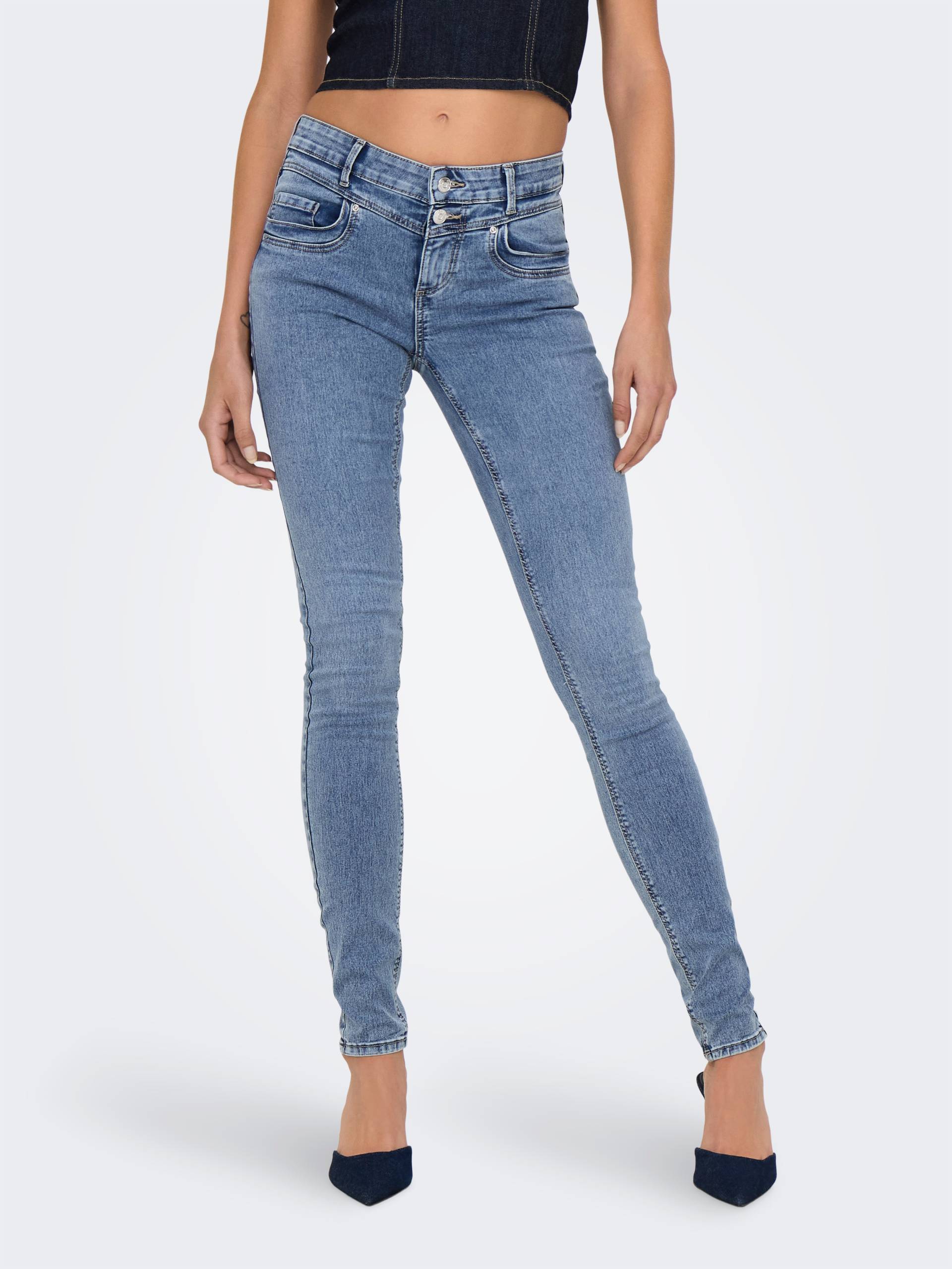 ONLY Skinny-fit-Jeans »ONLROYAL REG DB FYOKE SK DNM PIM« ONLY Skinny-fit-Jeans »ONLROYAL REG DB FYOKE SK DNM PIM« von Only
