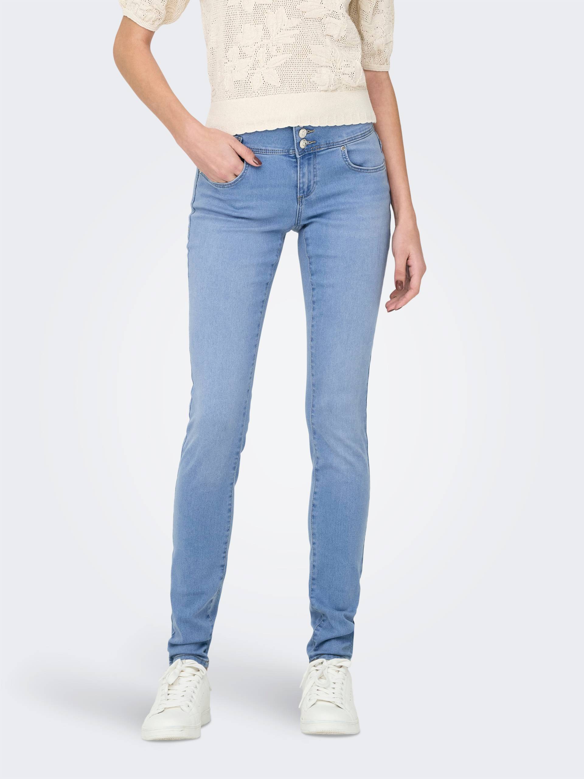 ONLY Skinny-fit-Jeans »ONLROYAL REG VIS BUT SK DNM PIM« ONLY Skinny-fit-Jeans »ONLROYAL REG VIS BUT SK DNM PIM« von Only