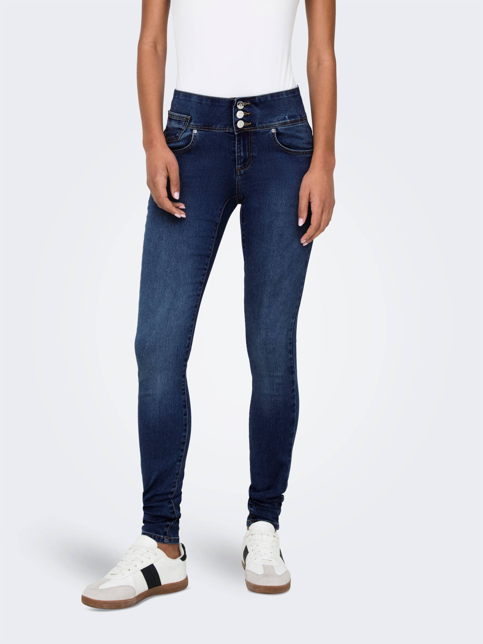 ONLY Skinny-fit-Jeans »ONLROYAL REG VIS BUT SK DNM PIM« ONLY Skinny-fit-Jeans »ONLROYAL REG VIS BUT SK DNM PIM« von Only