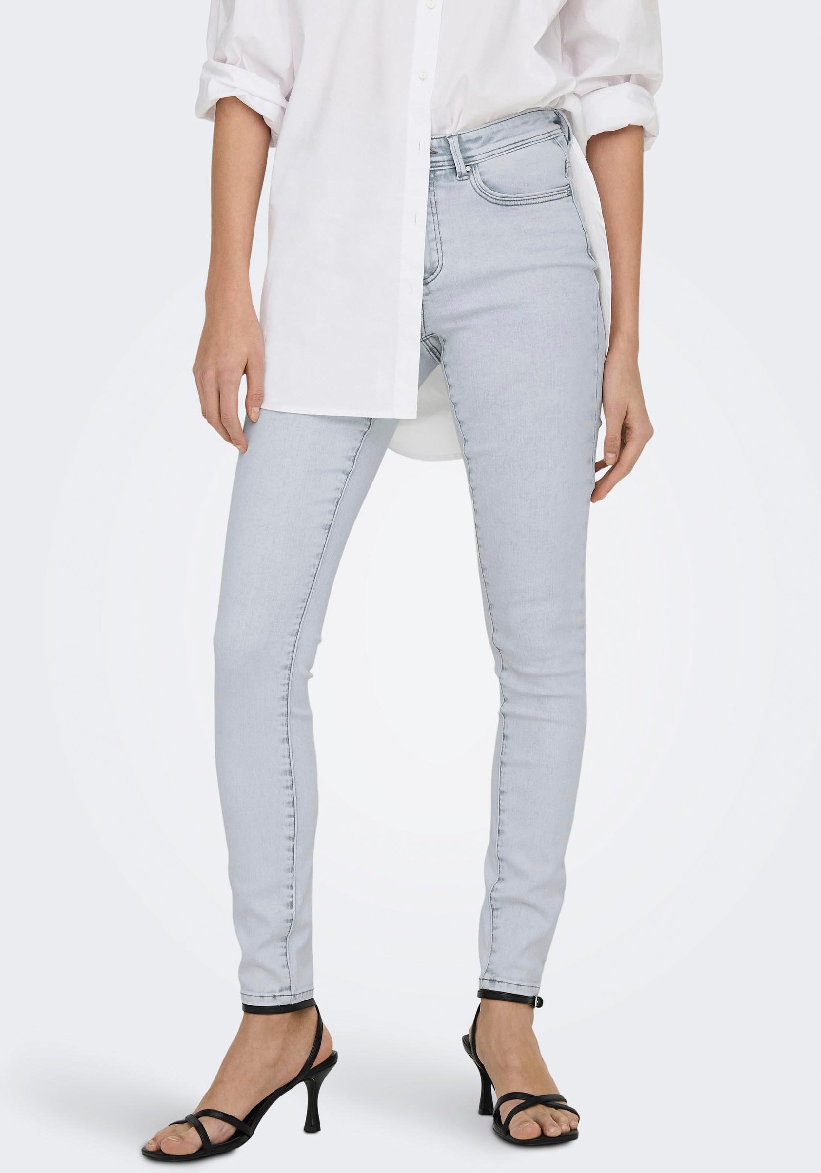 ONLY Skinny-fit-Jeans »ONLWAUW MID SKINNY DEST BJ692« ONLY Skinny-fit-Jeans »ONLWAUW MID SKINNY DEST BJ692« von Only