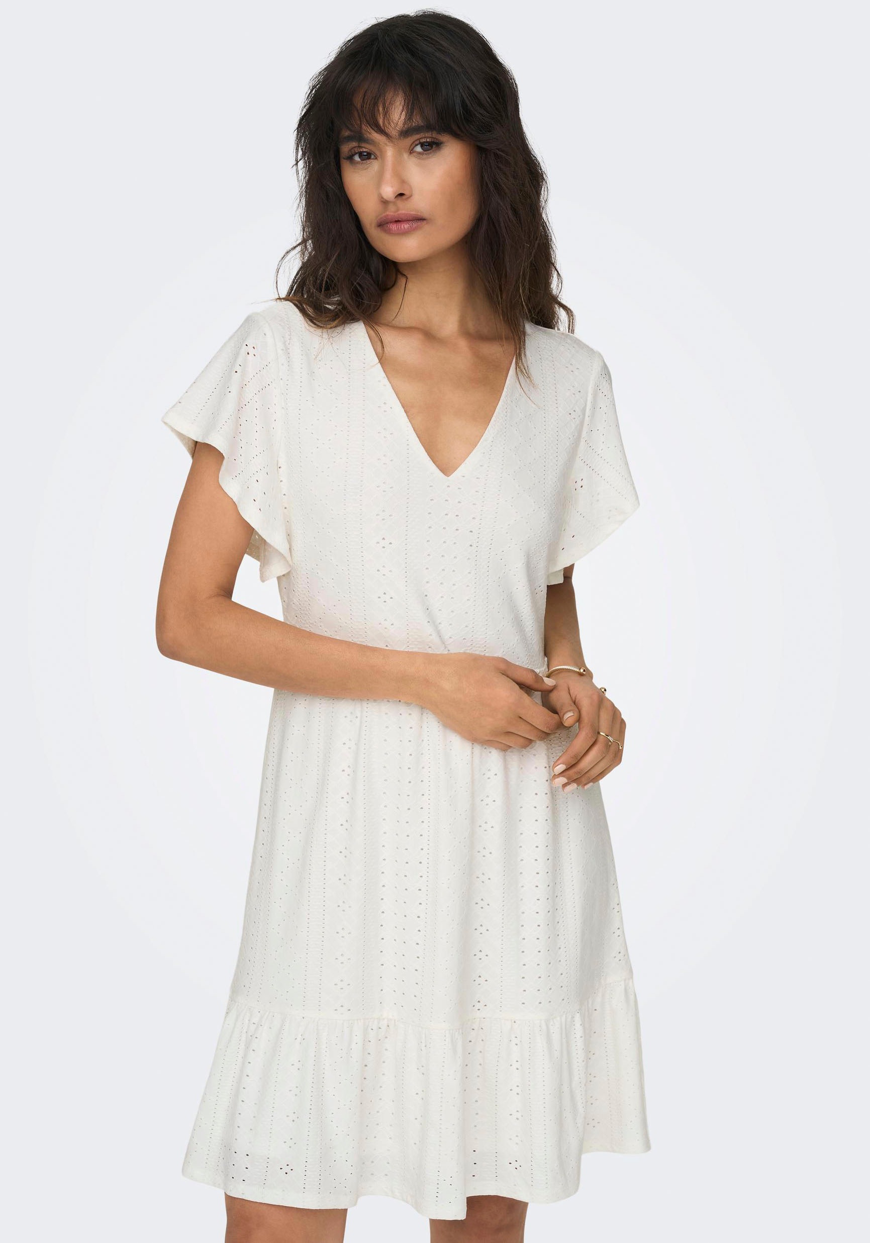 ONLY Jerseykleid »ONLSANDRA S/S V-NECK DRESS JRS« ONLY Jerseykleid »ONLSANDRA S/S V-NECK DRESS JRS« von Only