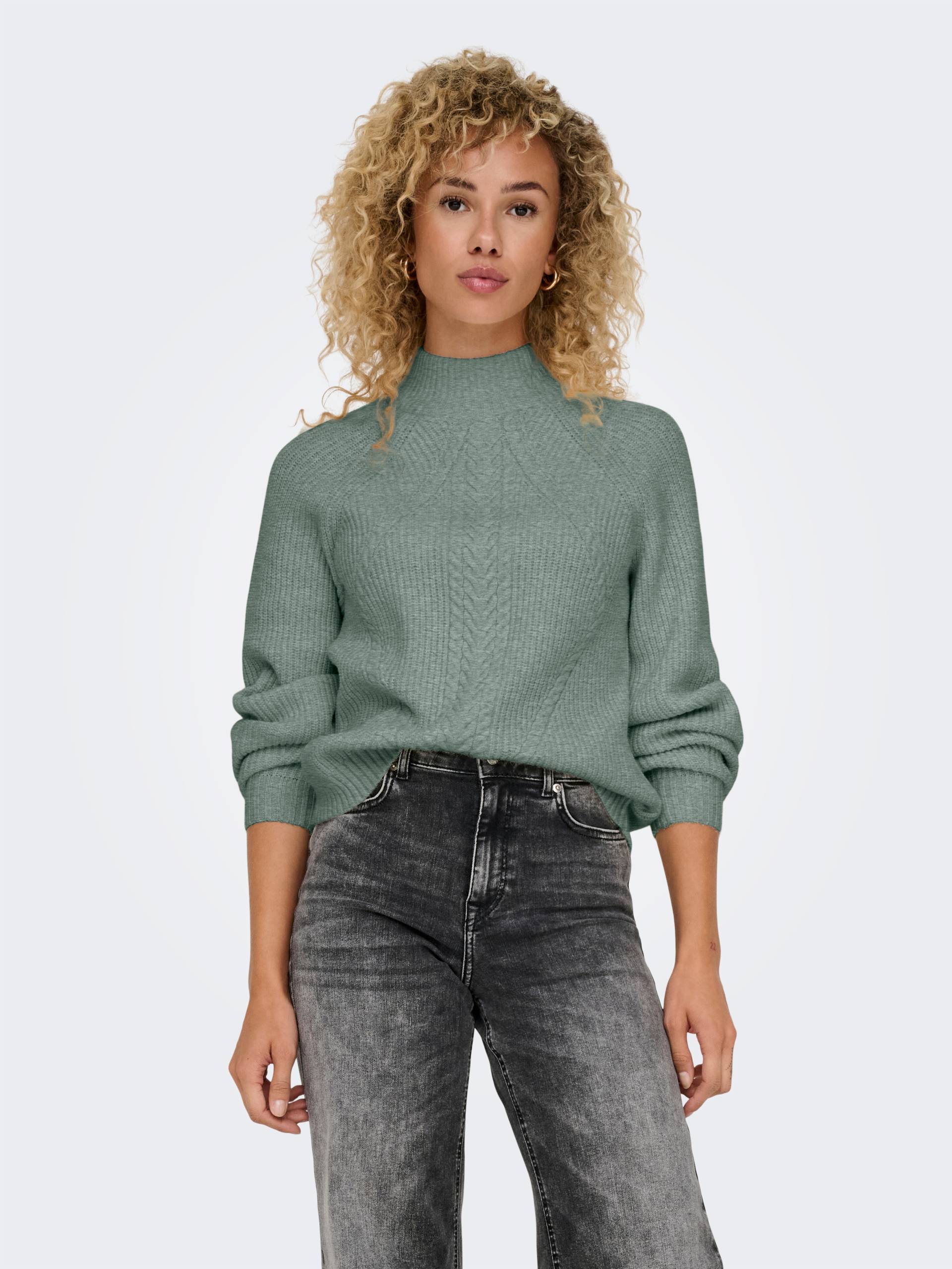 ONLY Stehkragenpullover »ONLKATIA LS DETAIL HIGHNECK CC KNT« ONLY Stehkragenpullover »ONLKATIA LS DETAIL HIGHNECK CC KNT« von Only