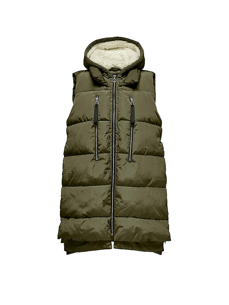 ONLY Steppgilet ONLNEWNORA olive | L von Only