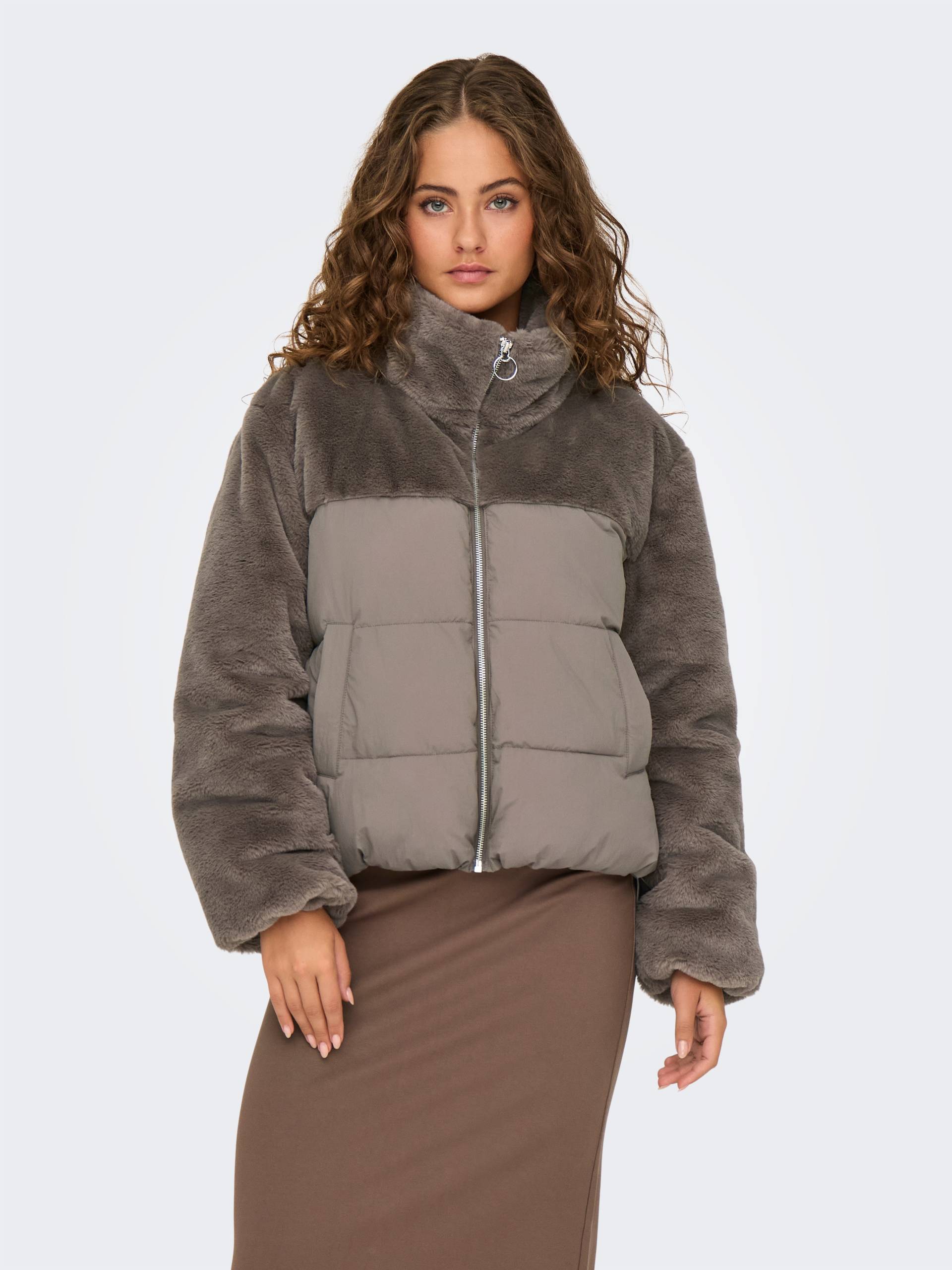 ONLY Steppjacke »ONLWANJA FUR PUFFER MIX JACKET CC OTW« ONLY Steppjacke »ONLWANJA FUR PUFFER MIX JACKET CC OTW« von Only