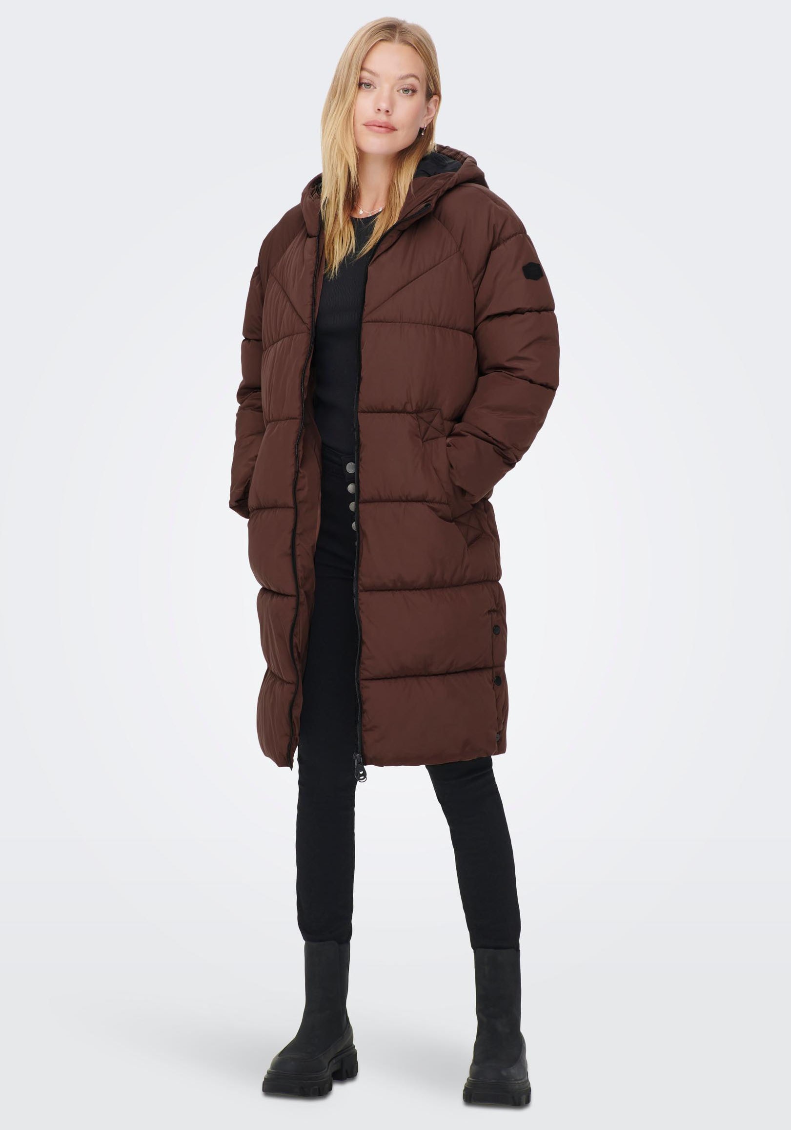 ONLY Steppmantel »ONLAMANDA LONG PUFFER COAT«, mit Kapuze ONLY Steppmantel »ONLAMANDA LONG PUFFER COAT«, mit Kapuze von Only