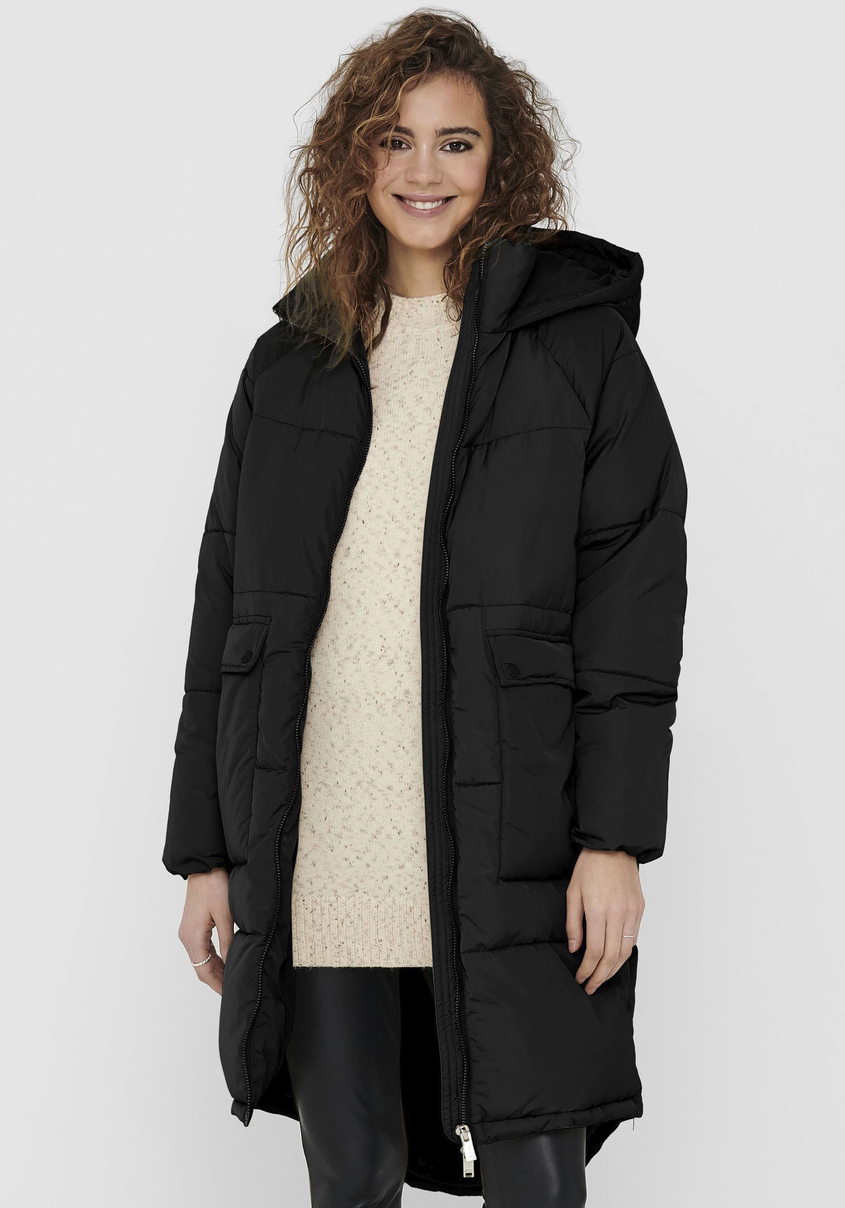 ONLY Steppmantel »ONLGABI OVERSIZED LONG COAT OTW NOOS« ONLY Steppmantel »ONLGABI OVERSIZED LONG COAT OTW NOOS« von Only