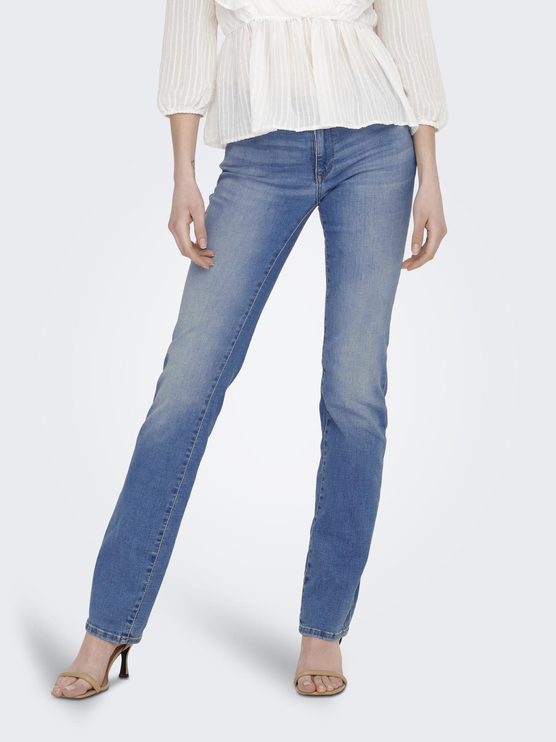 ONLY Straight-Jeans »ONLALICIA REG STRT DNM DOT568 NOOS« ONLY Straight-Jeans »ONLALICIA REG STRT DNM DOT568 NOOS« von Only