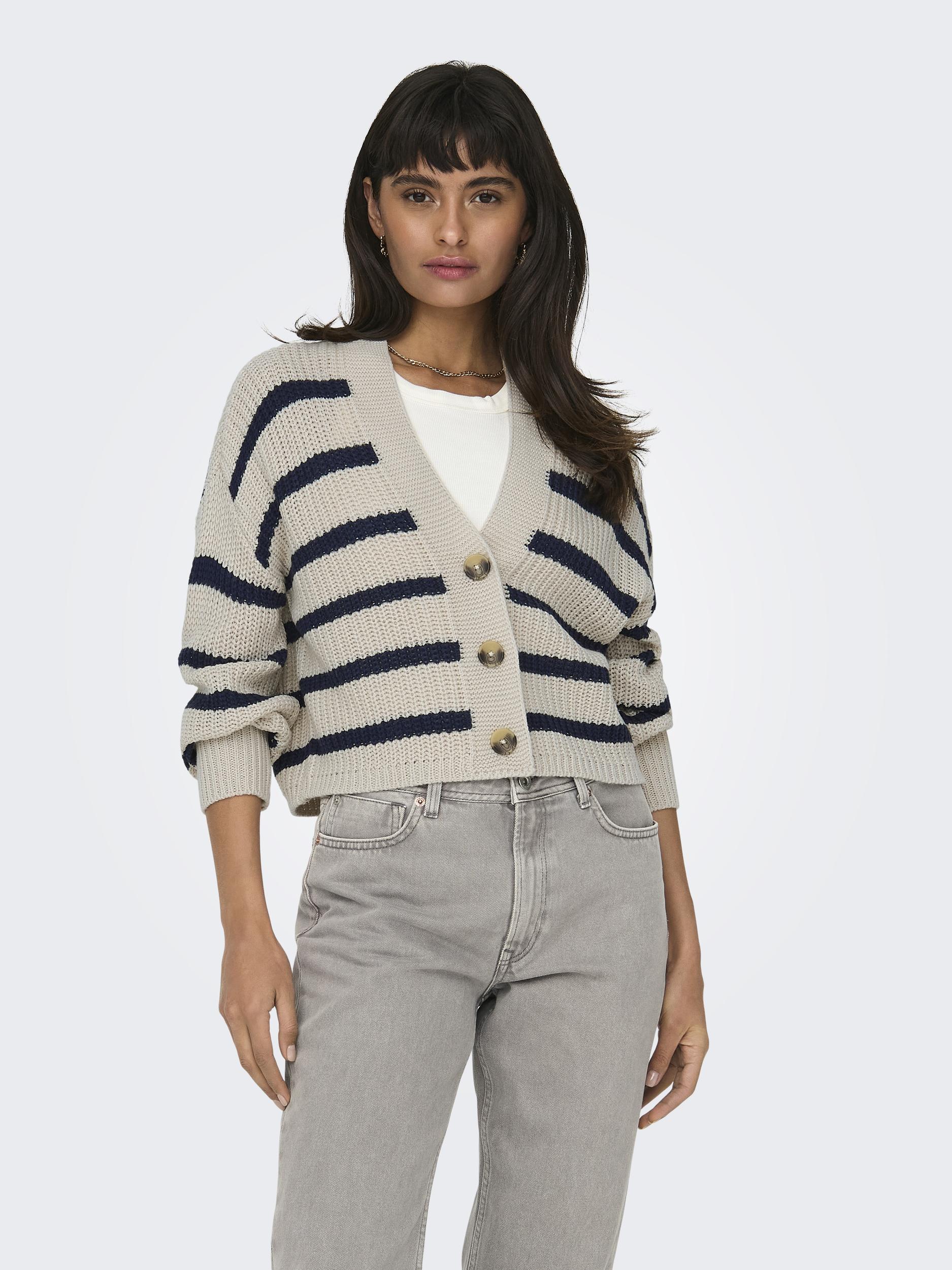 ONLY Strickjacke »ONLCAROLNICE STRIPE CARDIGAN KNT NOOS« von Only