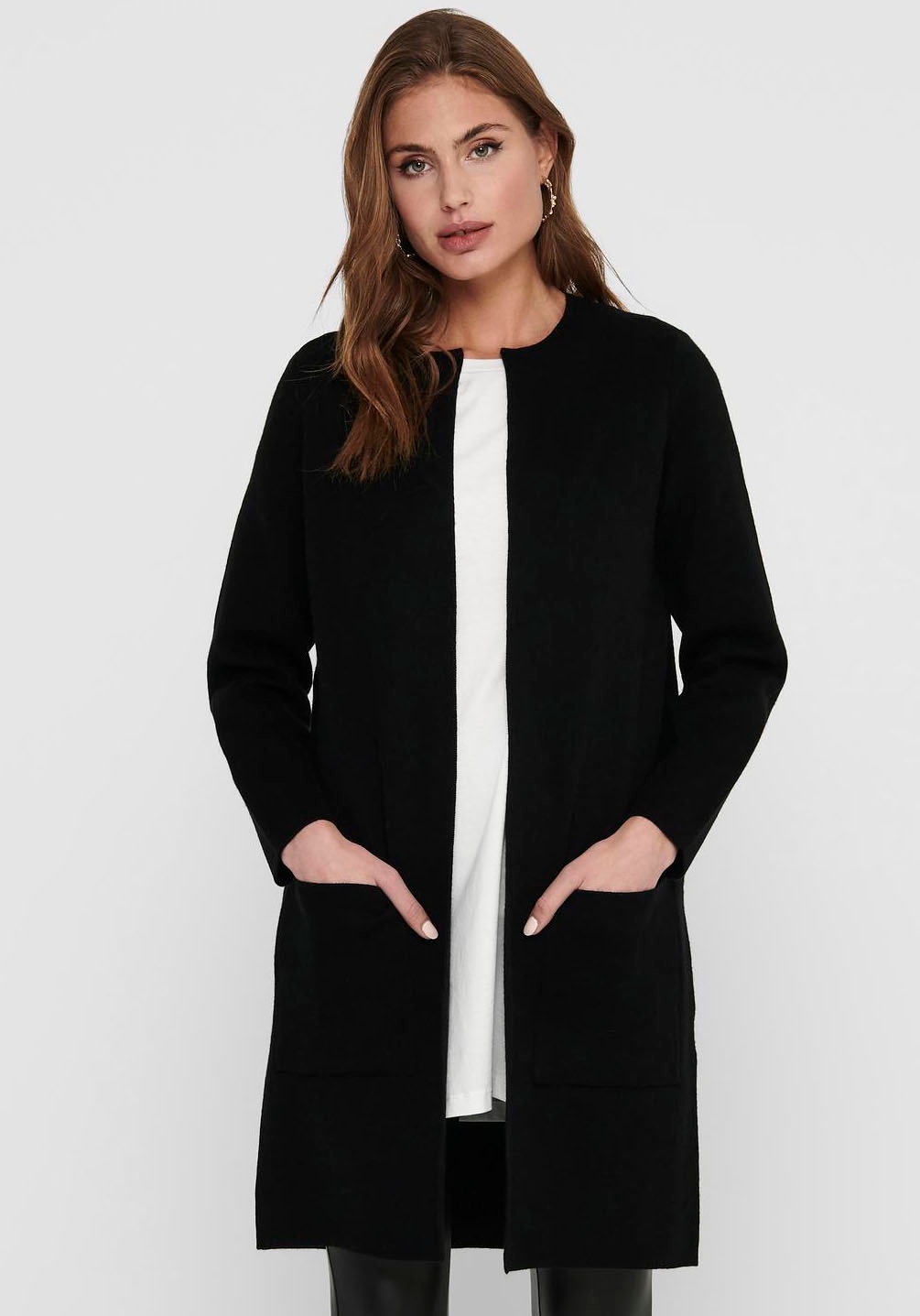 ONLY Strickjacke »ONLRIVER L/S LONG CARDIGAN KNT NOOS« ONLY Strickjacke »ONLRIVER L/S LONG CARDIGAN KNT NOOS« von Only
