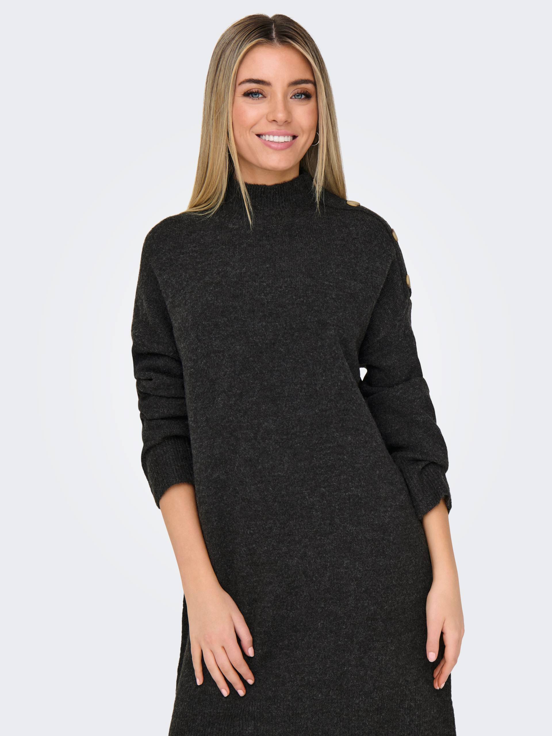 ONLY Strickkleid »ONLALEXA LS HIGH BUTTON DRESS EX KNT« ONLY Strickkleid »ONLALEXA LS HIGH BUTTON DRESS EX KNT« von Only