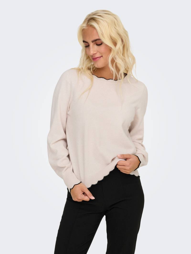 ONLY Strickpullover »ONLAMA LIFE LS O-NECK CC KNT« von Only
