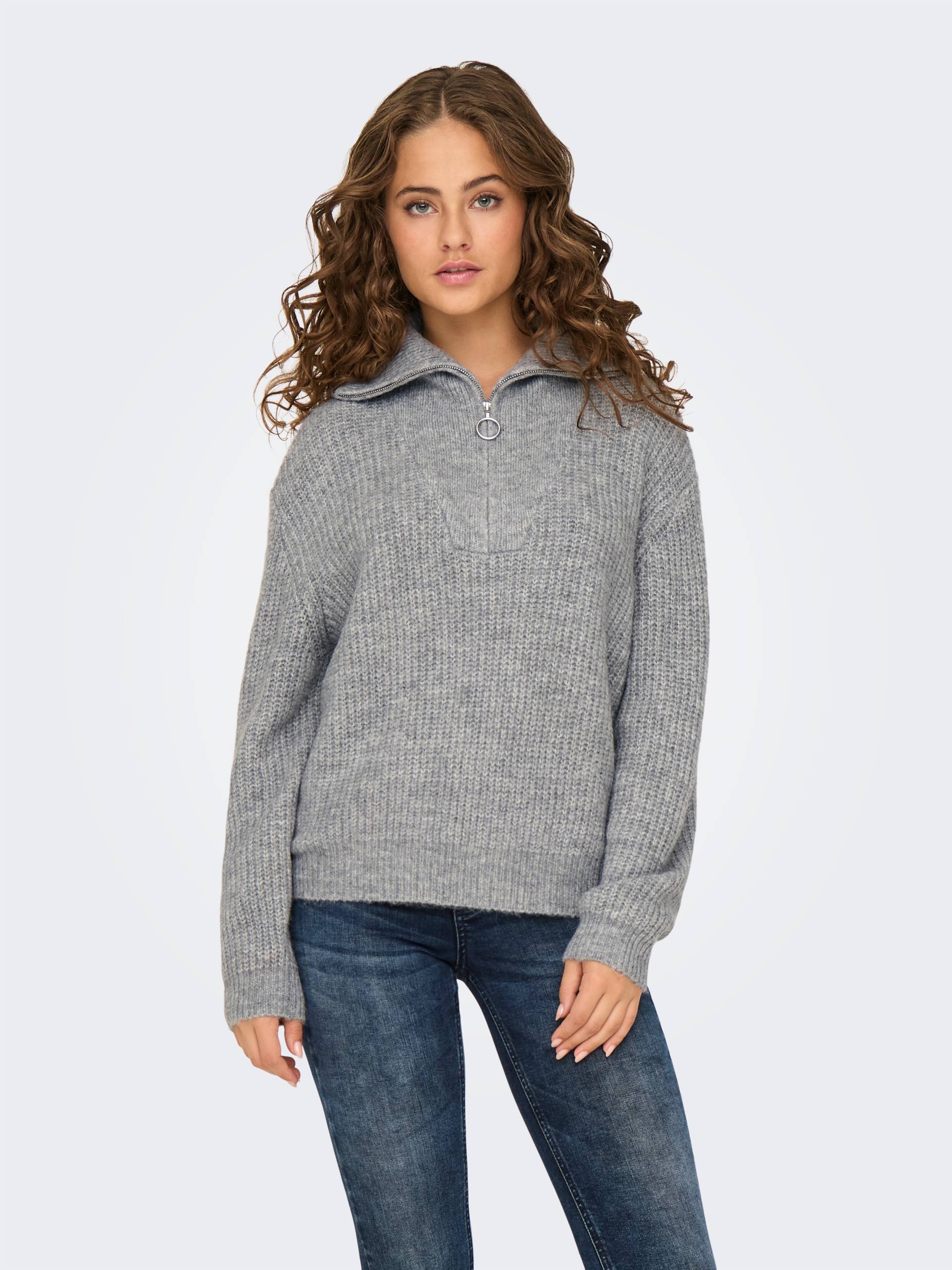 ONLY Strickpullover »ONLBAKER L/S ZIP PULLOVER KNT NOOS« ONLY Strickpullover »ONLBAKER L/S ZIP PULLOVER KNT NOOS« von Only