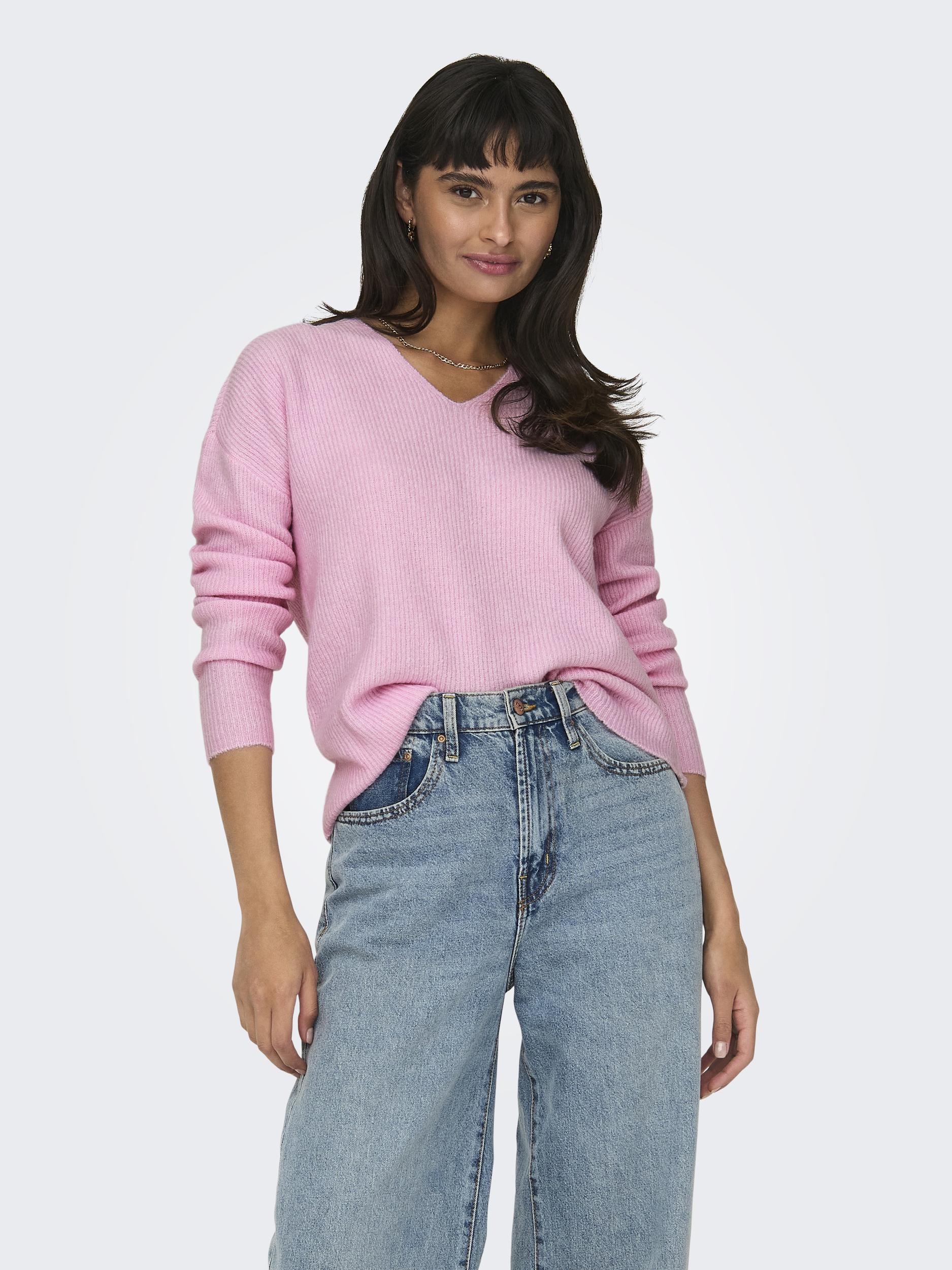 ONLY V-Ausschnitt-Pullover »ONLCAMILLA V-NECK L/S PULLOVER KNT NOOS« ONLY V-Ausschnitt-Pullover »ONLCAMILLA V-NECK L/S PULLOVER KNT NOOS« von Only
