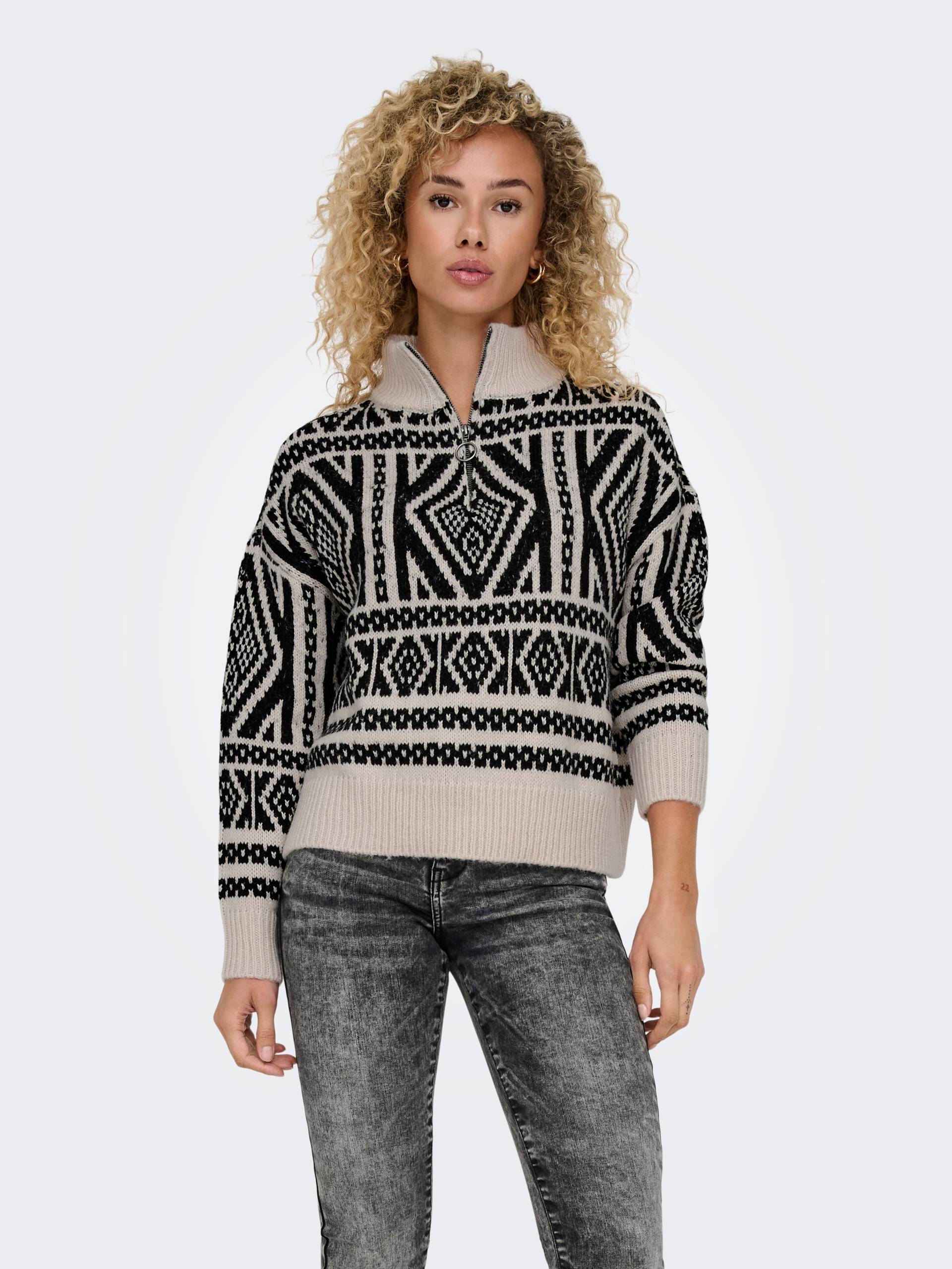 ONLY Strickpullover »ONLFELICIA LS ZIP PULLOVER NCA KNT« ONLY Strickpullover »ONLFELICIA LS ZIP PULLOVER NCA KNT« von Only