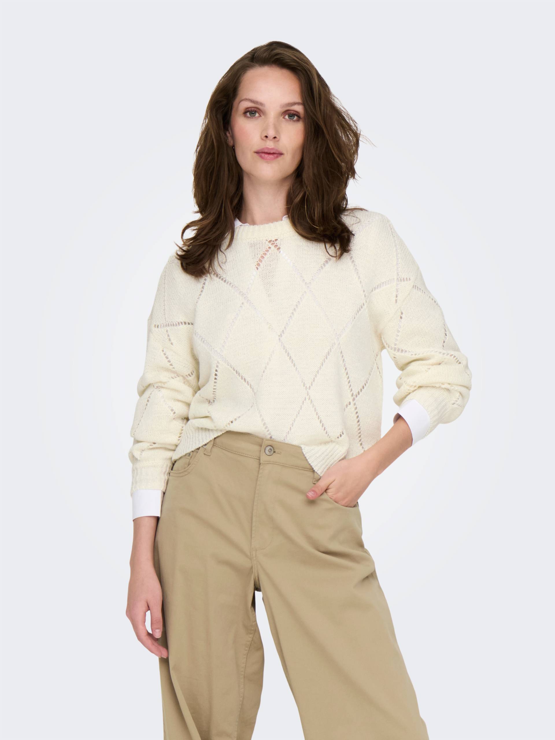 ONLY Strickpullover »ONLGEENAS LS STRUCTURE O-NECK CC KNT« ONLY Strickpullover »ONLGEENAS LS STRUCTURE O-NECK CC KNT« von Only