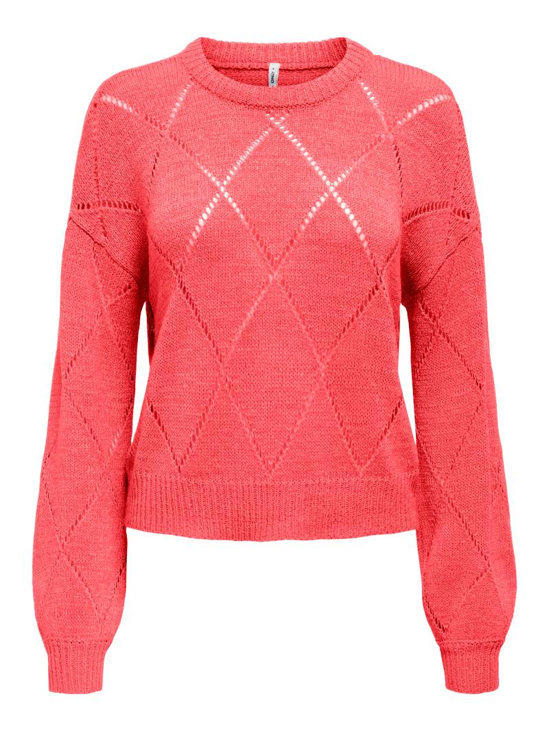ONLY Strickpullover »ONLGEENAS LS STRUCTURE O-NECK CC KNT« von Only