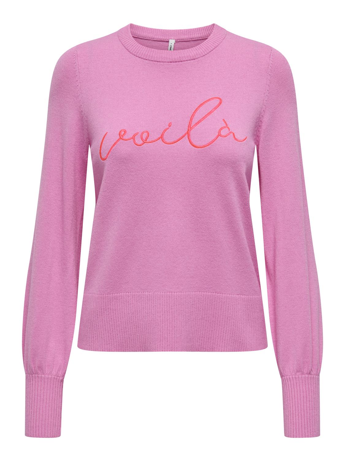 ONLY Strickpullover »ONLIBI LS EMB O-NECK CC KNT« ONLY Strickpullover »ONLIBI LS EMB O-NECK CC KNT« von Only