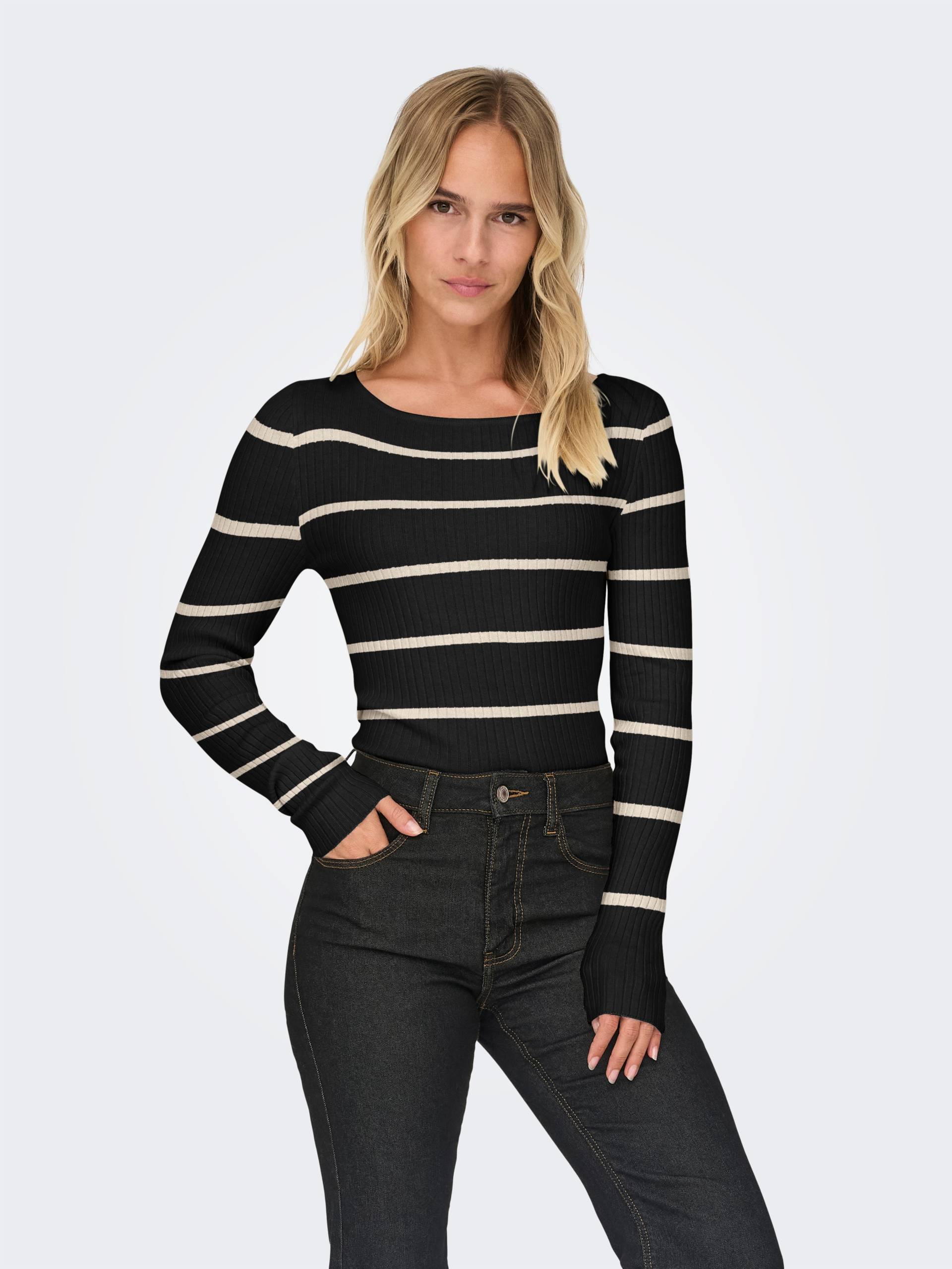 ONLY Strickpullover »ONLIBI LS RIB BOATNECK CC KNT« ONLY Strickpullover »ONLIBI LS RIB BOATNECK CC KNT« von Only