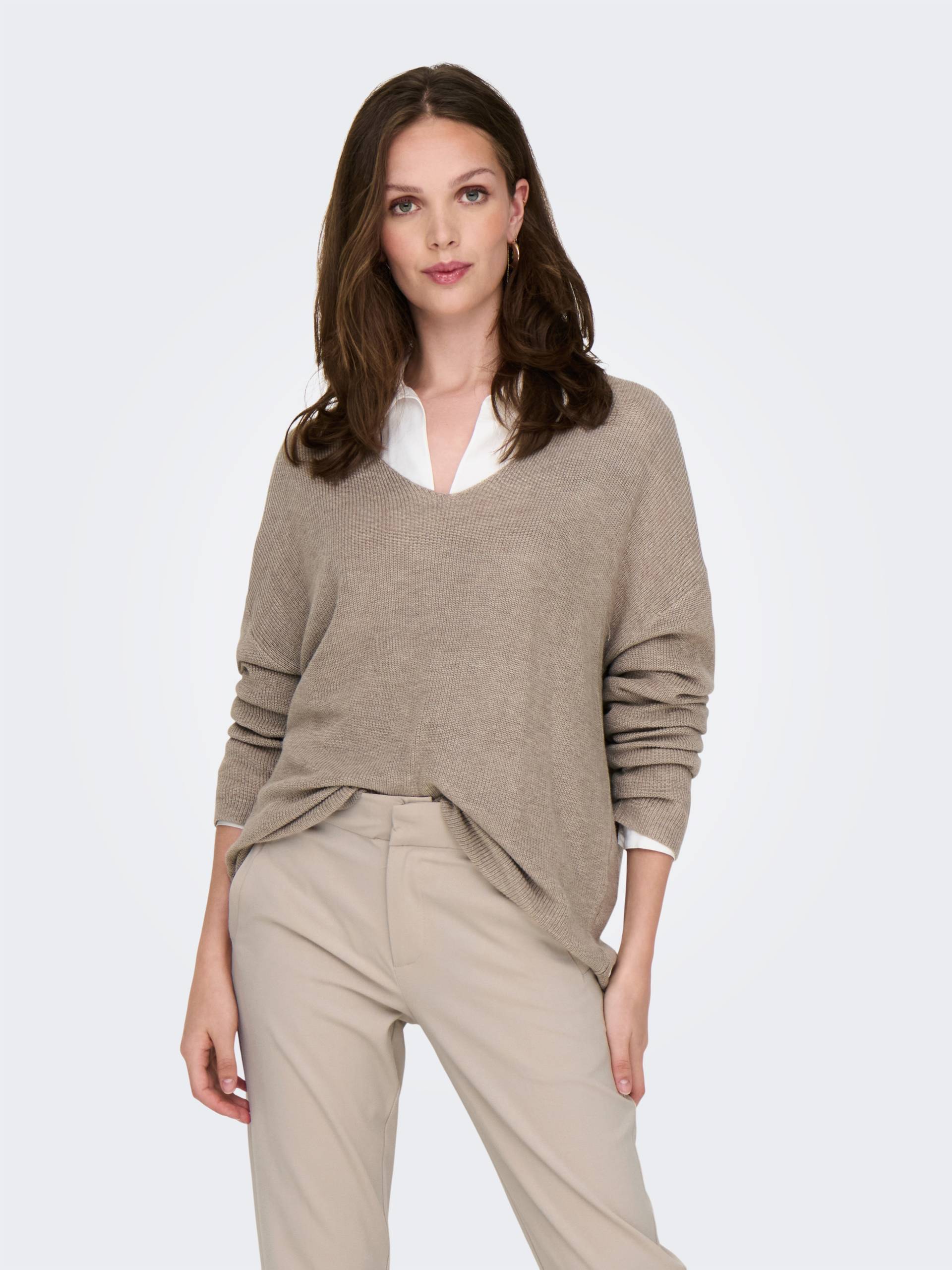 ONLY Strickpullover »ONLLECIA LIFE LS LOOSE V-NECK CC KNT« ONLY Strickpullover »ONLLECIA LIFE LS LOOSE V-NECK CC KNT« von Only