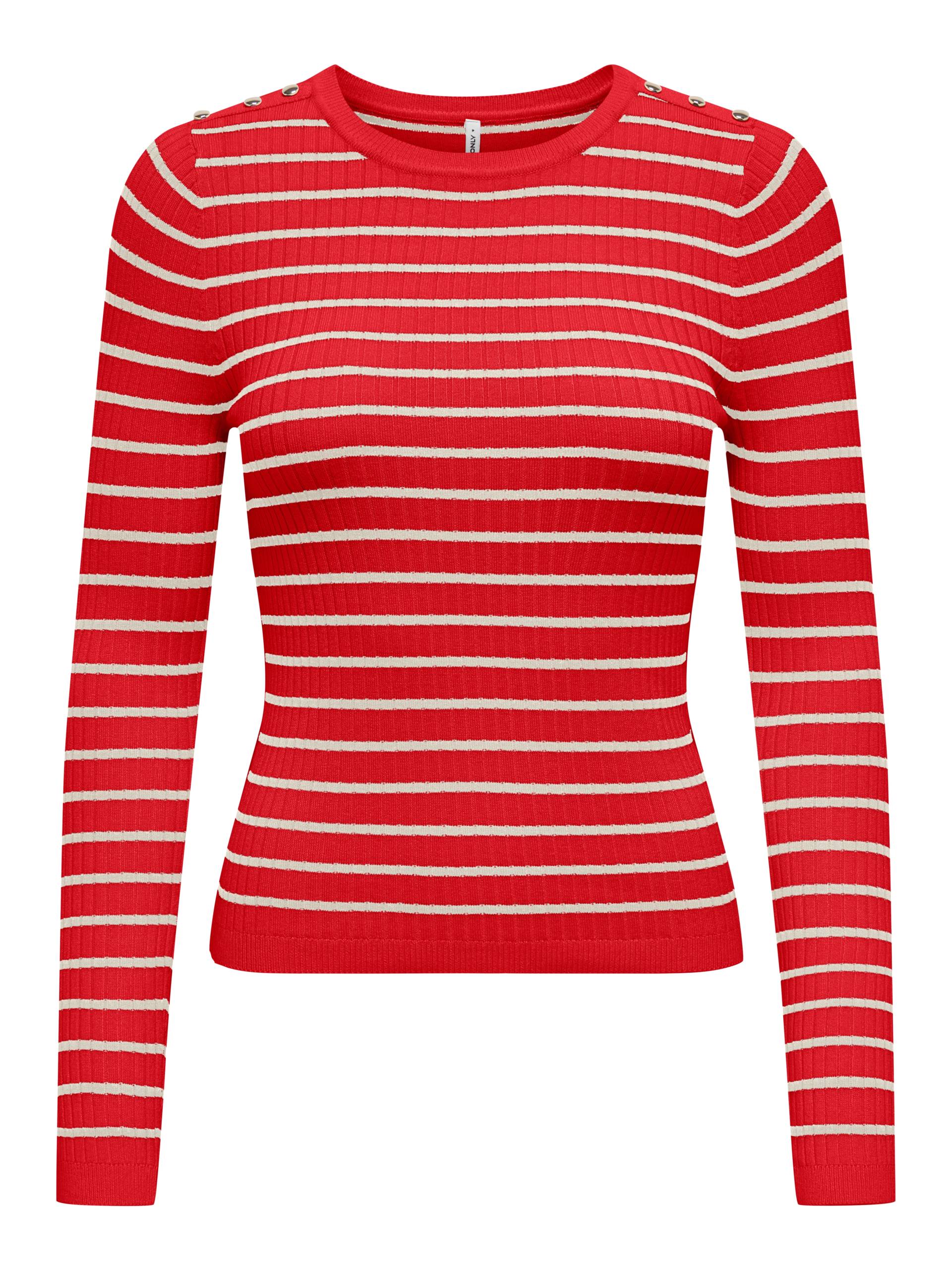 ONLY Strickpullover »ONLMILA LS STRIPE BUTTON O-NECK CC KNT« ONLY Strickpullover »ONLMILA LS STRIPE BUTTON O-NECK CC KNT« von Only