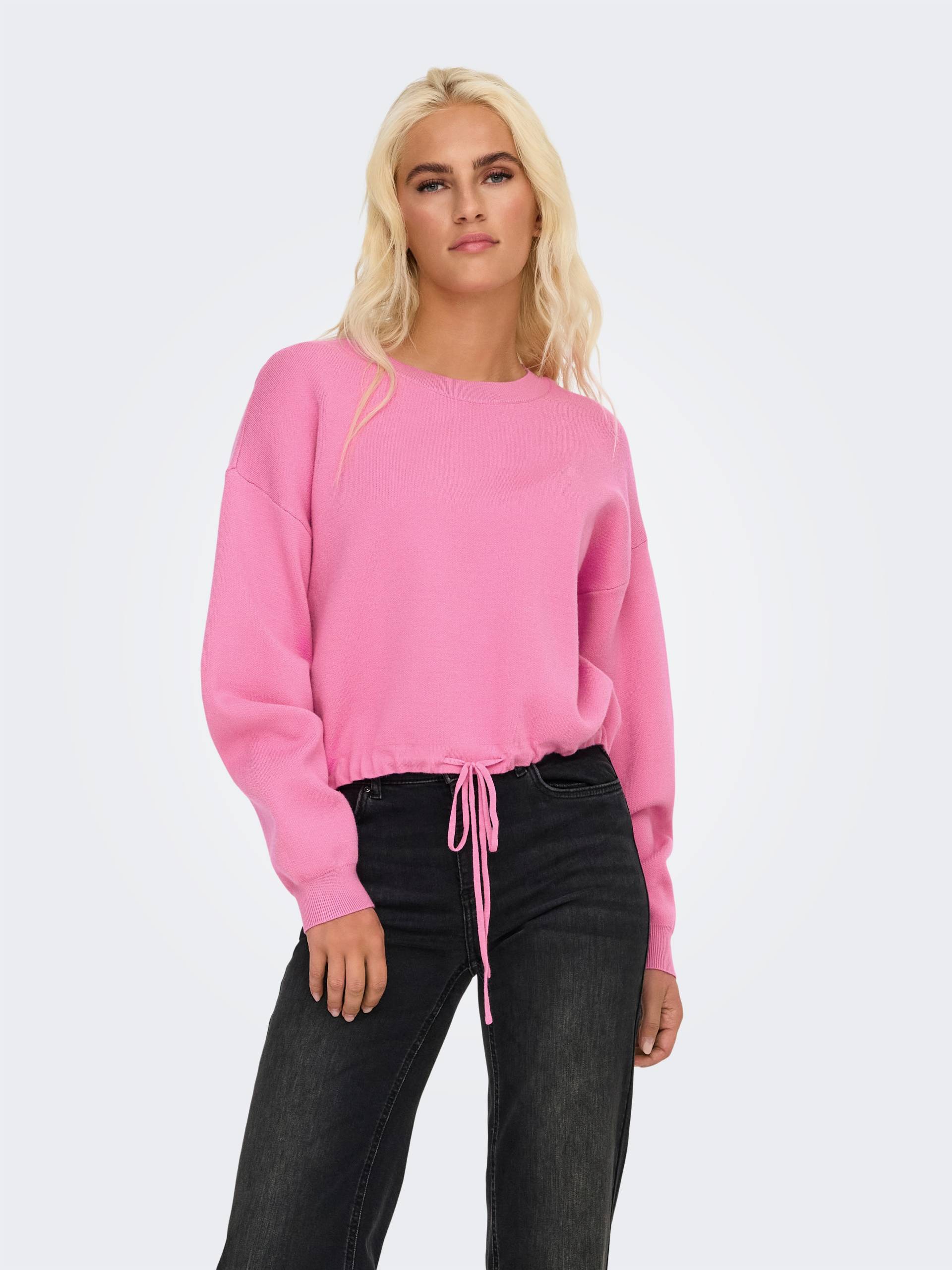 ONLY Strickpullover »ONLSUMMER LIFE LS O-NECK STRING CC KNT« ONLY Strickpullover »ONLSUMMER LIFE LS O-NECK STRING CC KNT« von Only